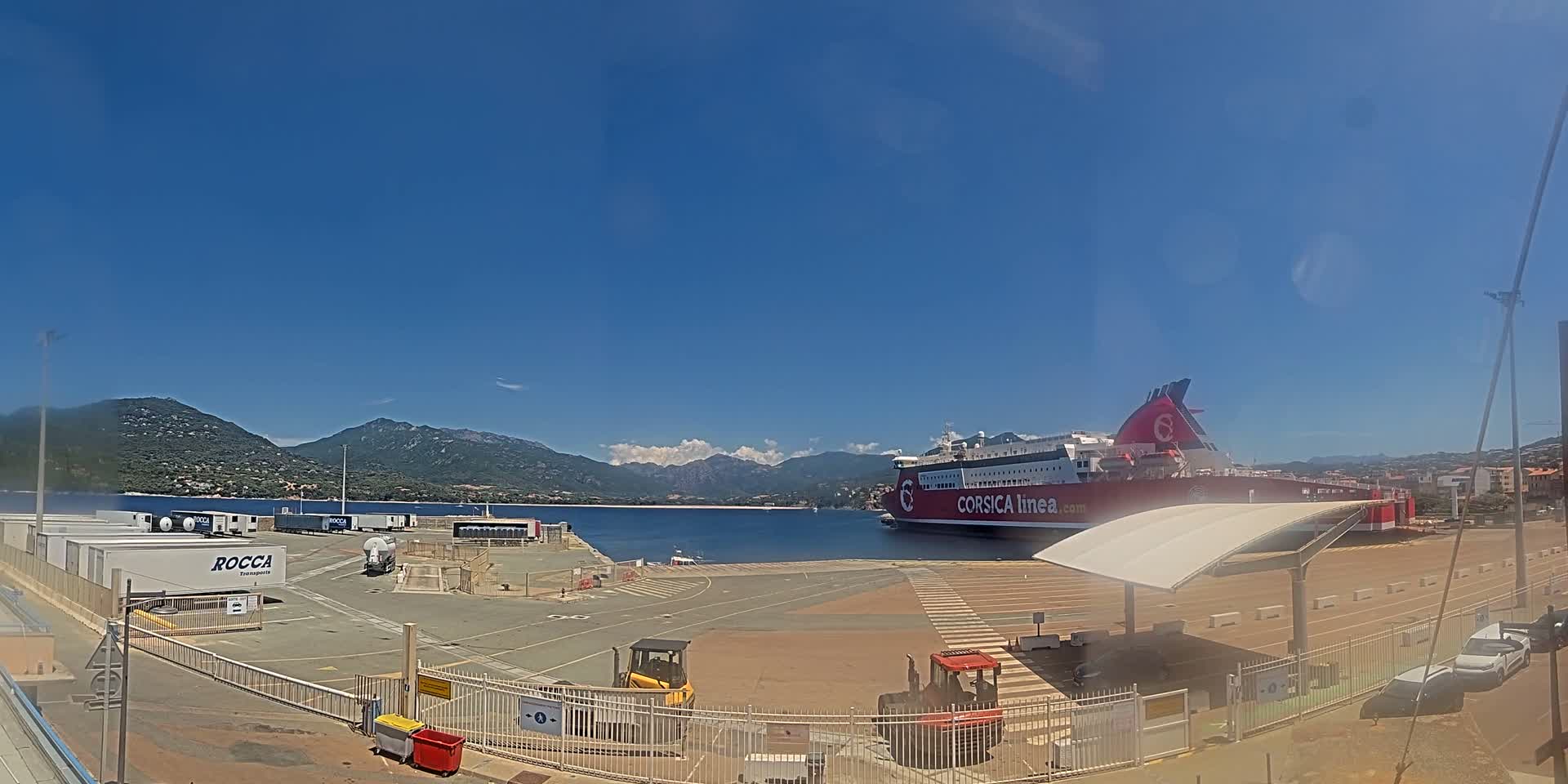 Corsica, Port de Propriano & Commune Live Cam - Sartene, Corse-du-Sud, Corese, France