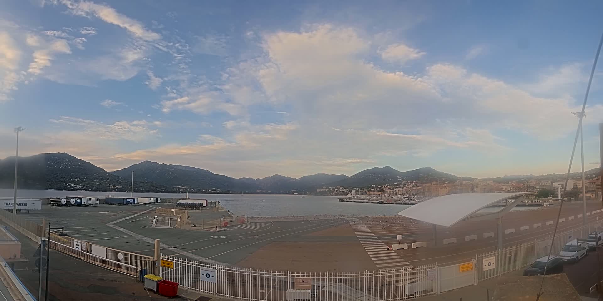 Corsica, Port de Propriano & Commune Live Cam - Sartene, Corse-du-Sud, Corese, France