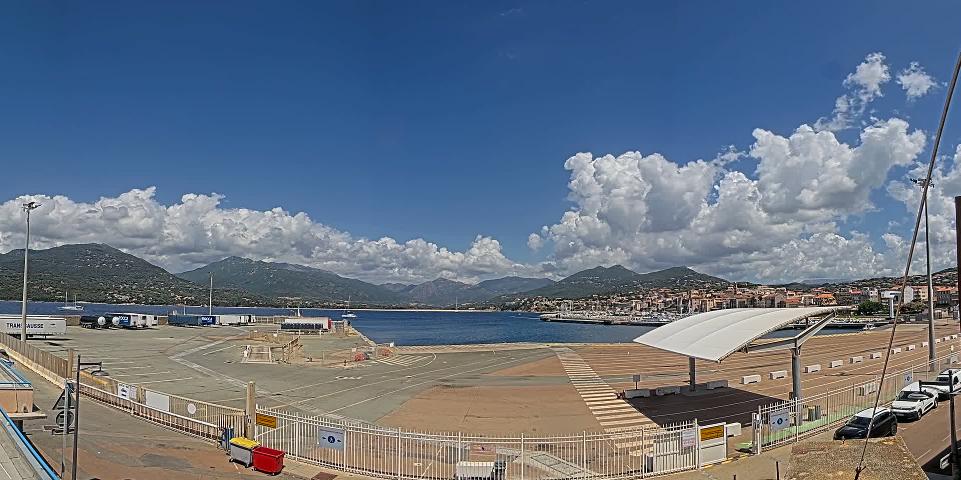 Corsica, Port de Propriano & Commune Live Cam - Sartene, Corse-du-Sud, Corese, France
