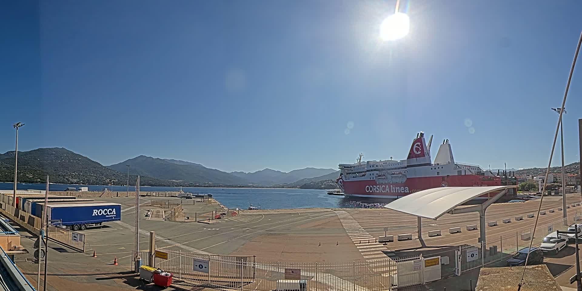 Corsica, Port de Propriano & Commune Live Cam - Sartene, Corse-du-Sud, Corese, France