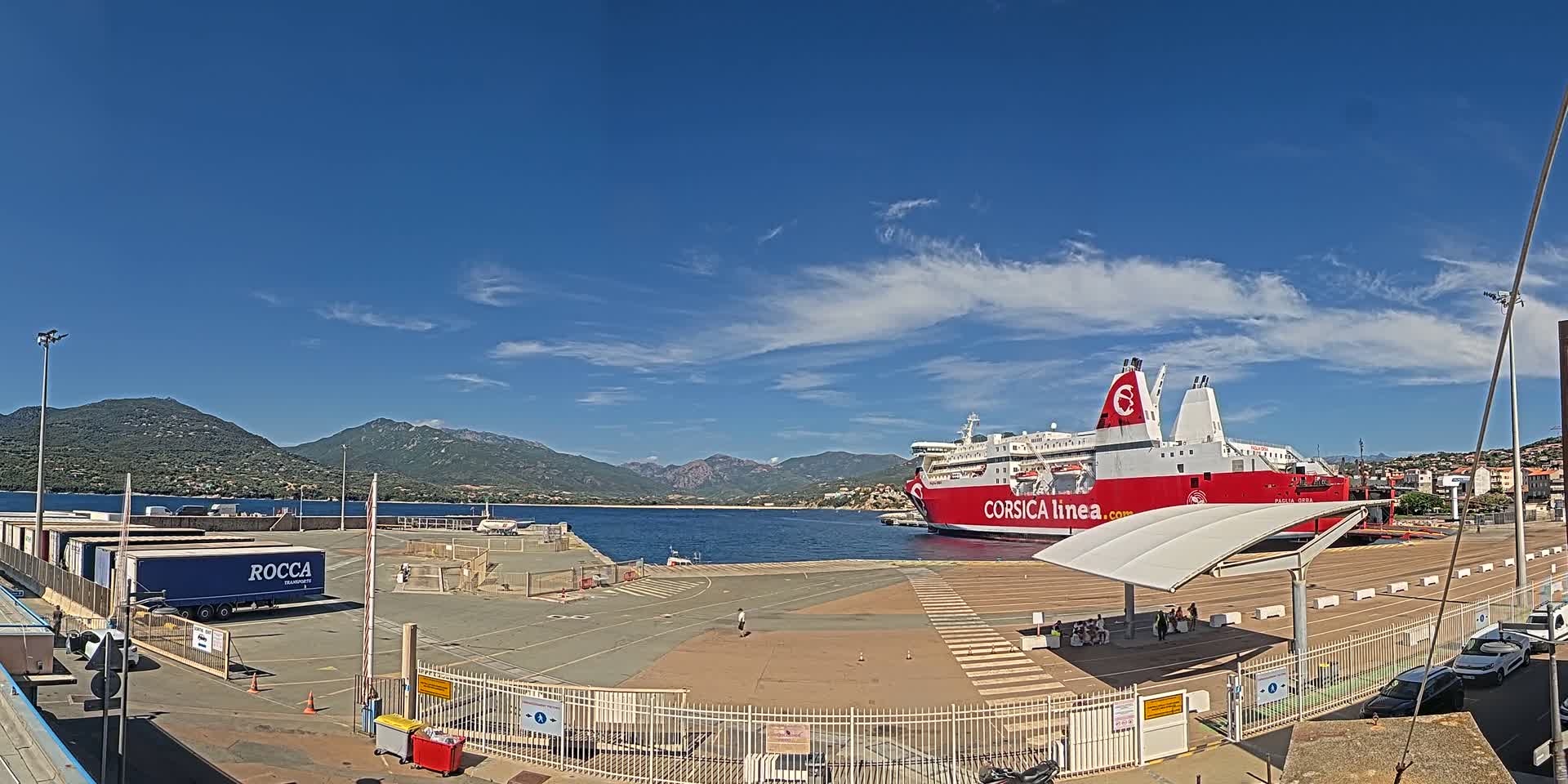Corsica, Port de Propriano & Commune Live Cam - Sartene, Corse-du-Sud, Corese, France