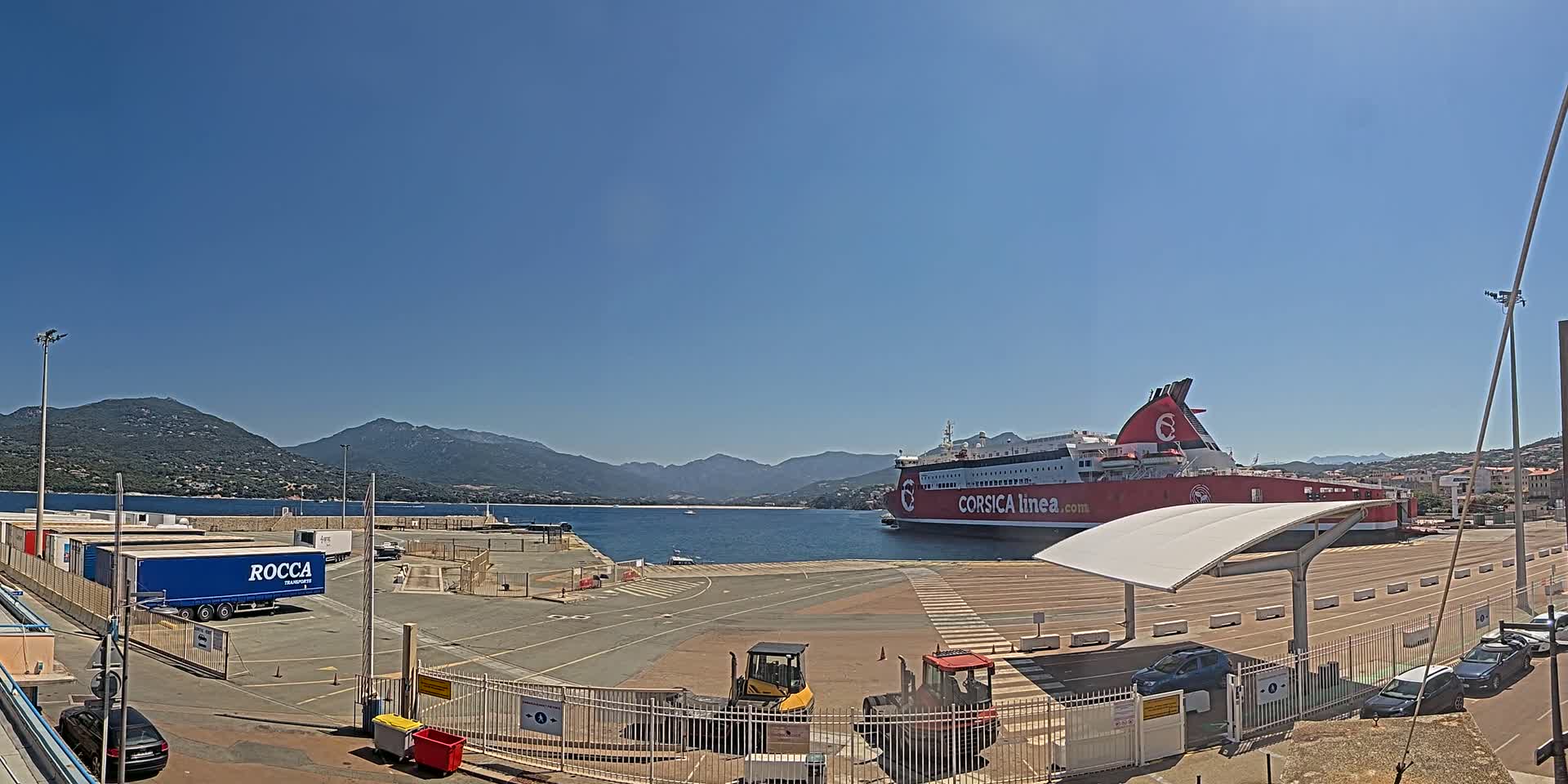 Corsica, Port de Propriano & Commune Live Cam - Sartene, Corse-du-Sud, Corese, France