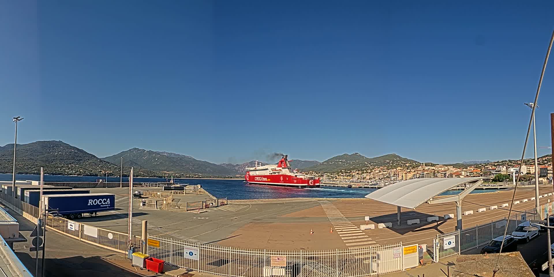 Corsica, Port de Propriano & Commune Live Cam - Sartene, Corse-du-Sud, Corese, France
