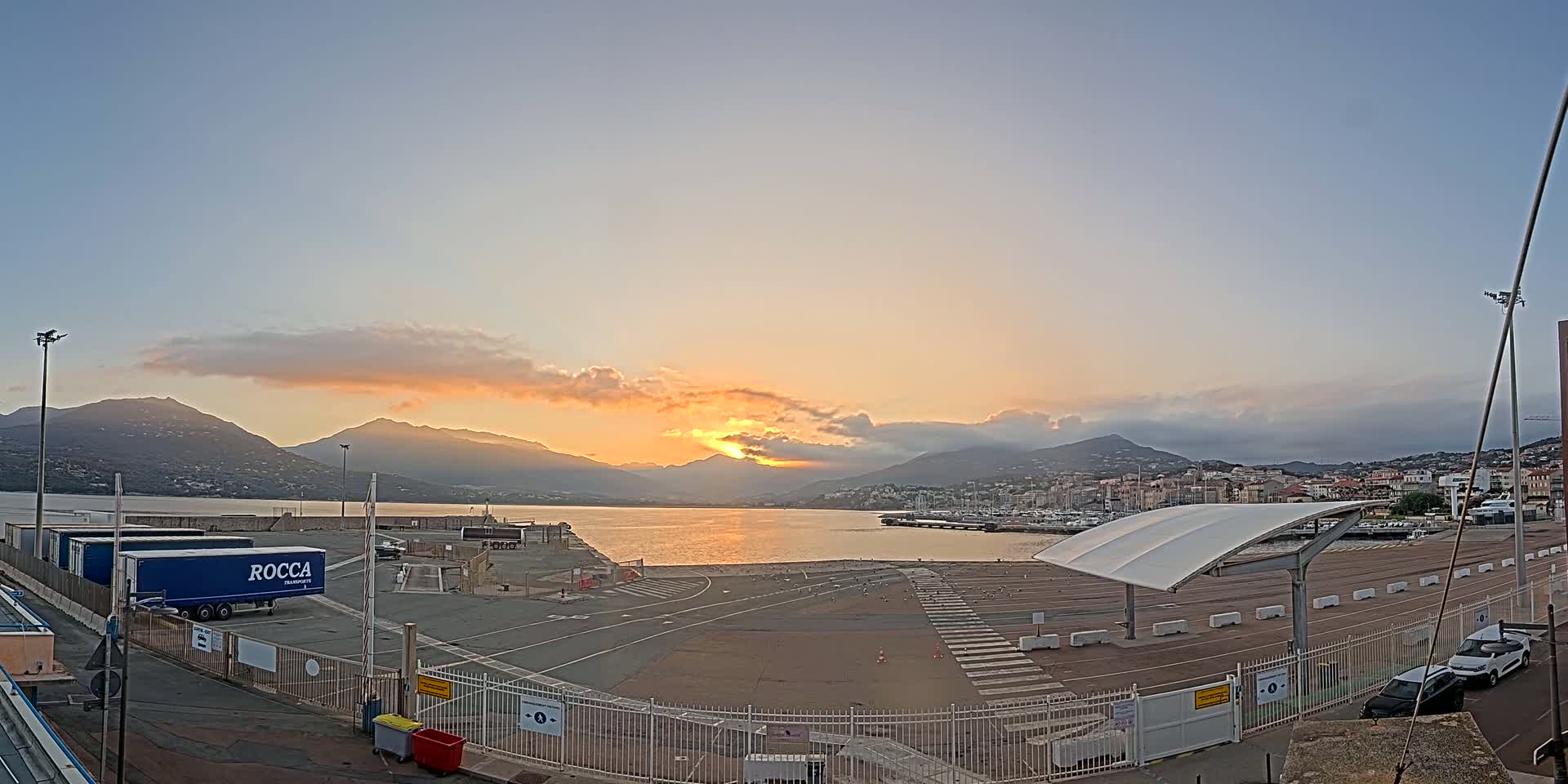 Corsica, Port de Propriano & Commune Live Cam - Sartene, Corse-du-Sud, Corese, France