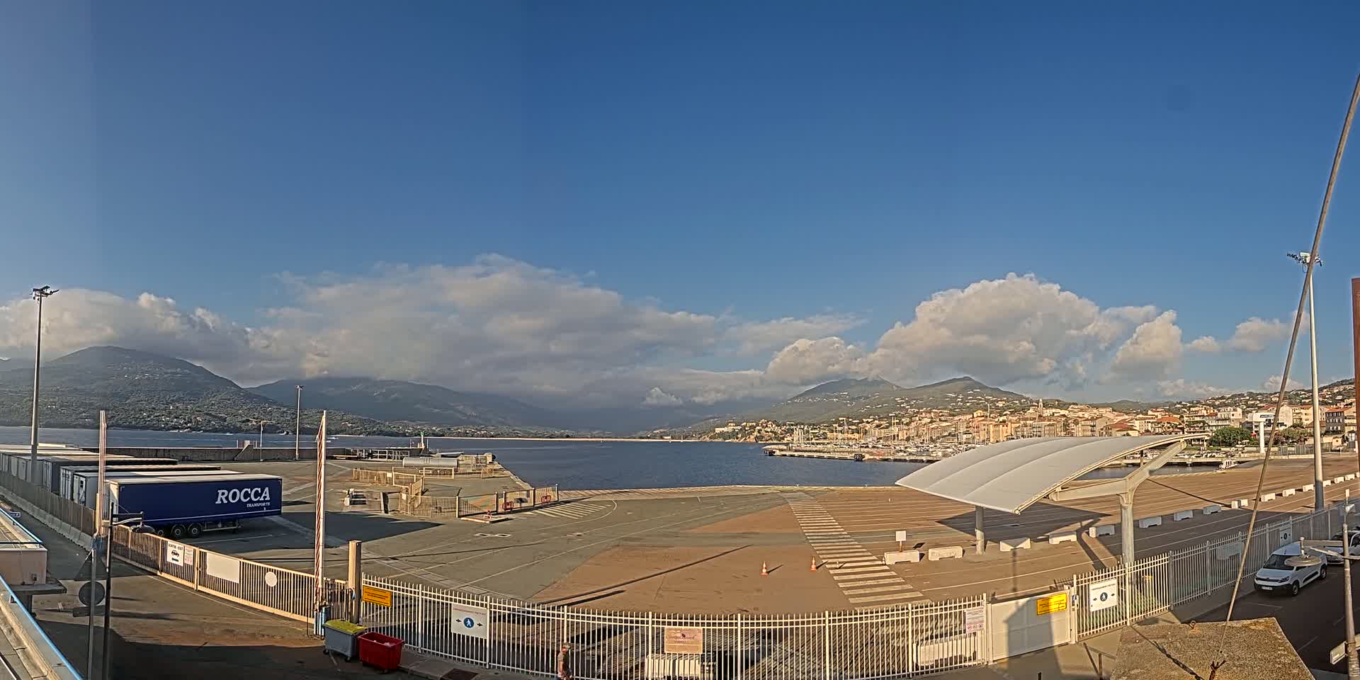 Corsica, Port de Propriano & Commune Live Cam - Sartene, Corse-du-Sud, Corese, France