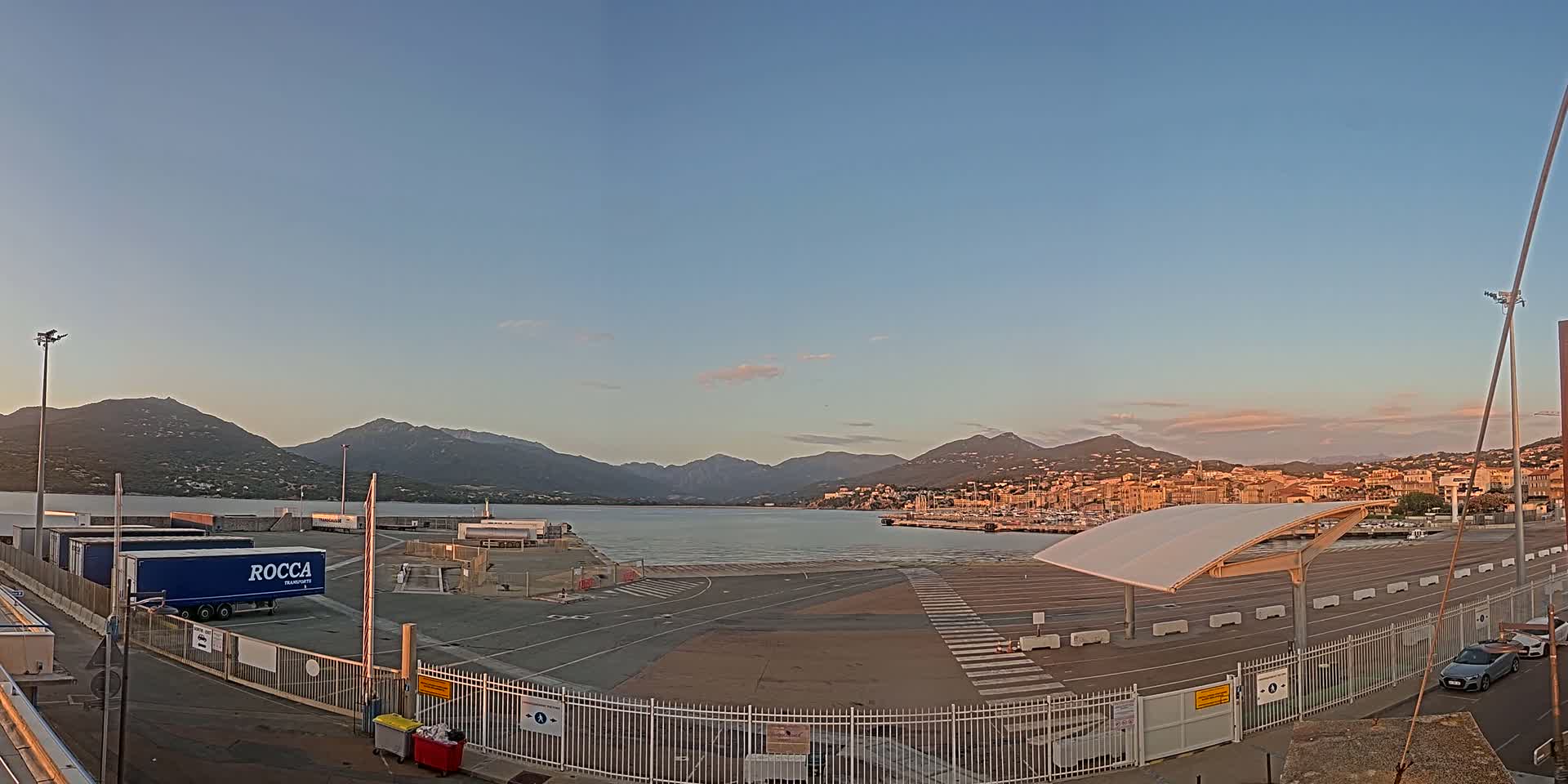Corsica, Port de Propriano & Commune Live Cam - Sartene, Corse-du-Sud, Corese, France
