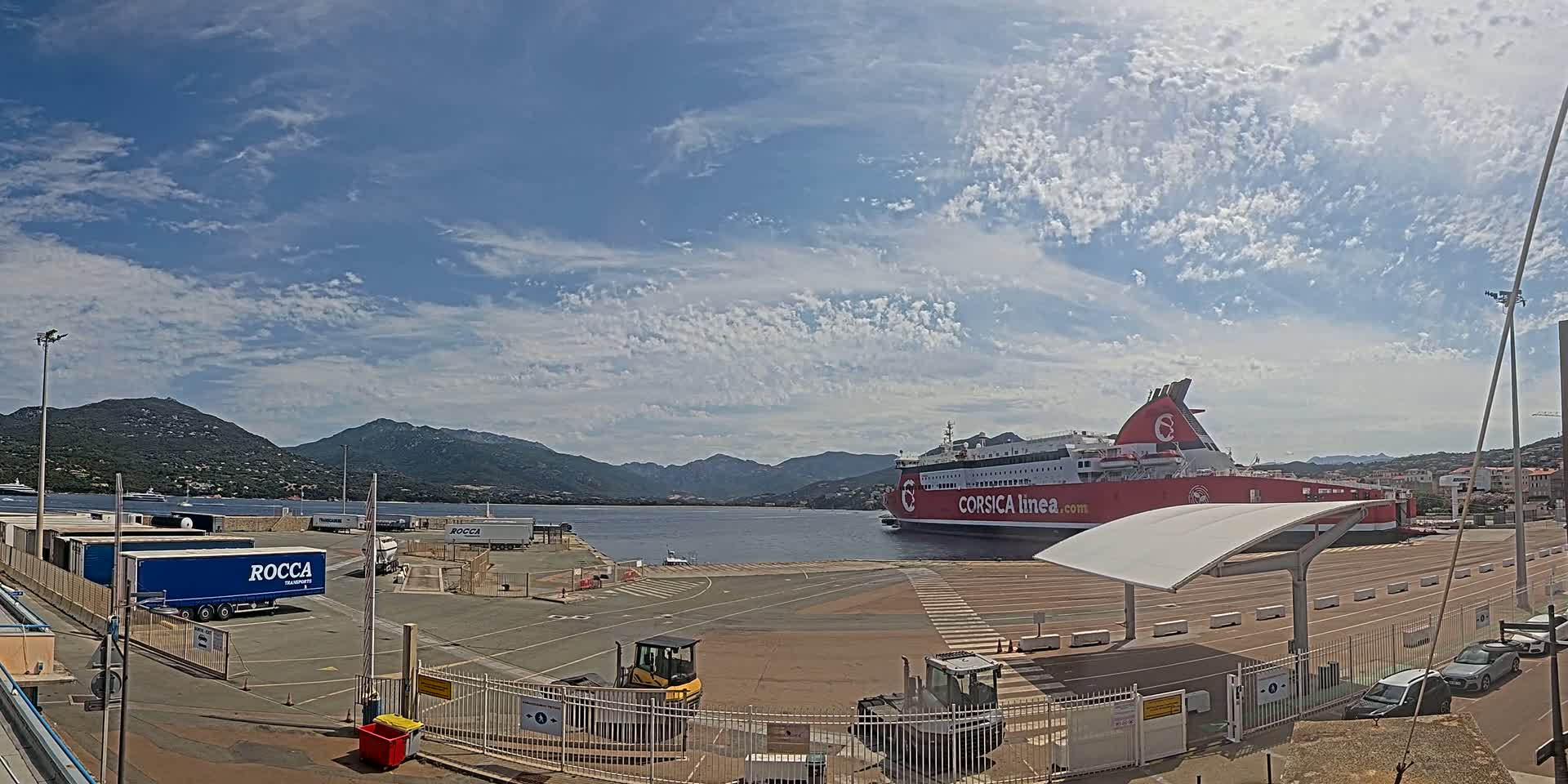 Corsica, Port de Propriano & Commune Live Cam - Sartene, Corse-du-Sud, Corese, France