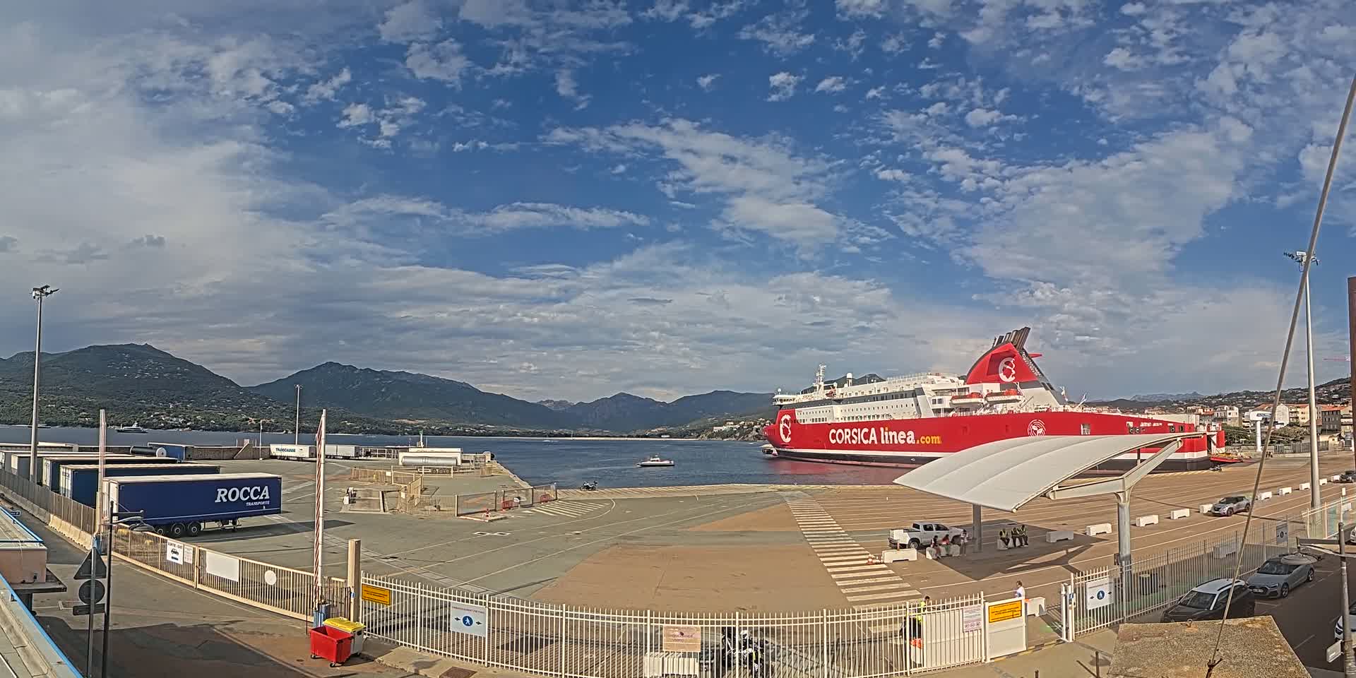 Corsica, Port de Propriano & Commune Live Cam - Sartene, Corse-du-Sud, Corese, France
