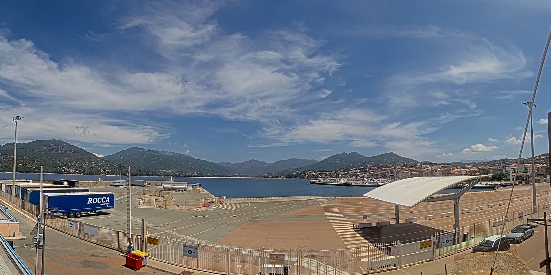 Corsica, Port de Propriano & Commune Live Cam - Sartene, Corse-du-Sud, Corese, France