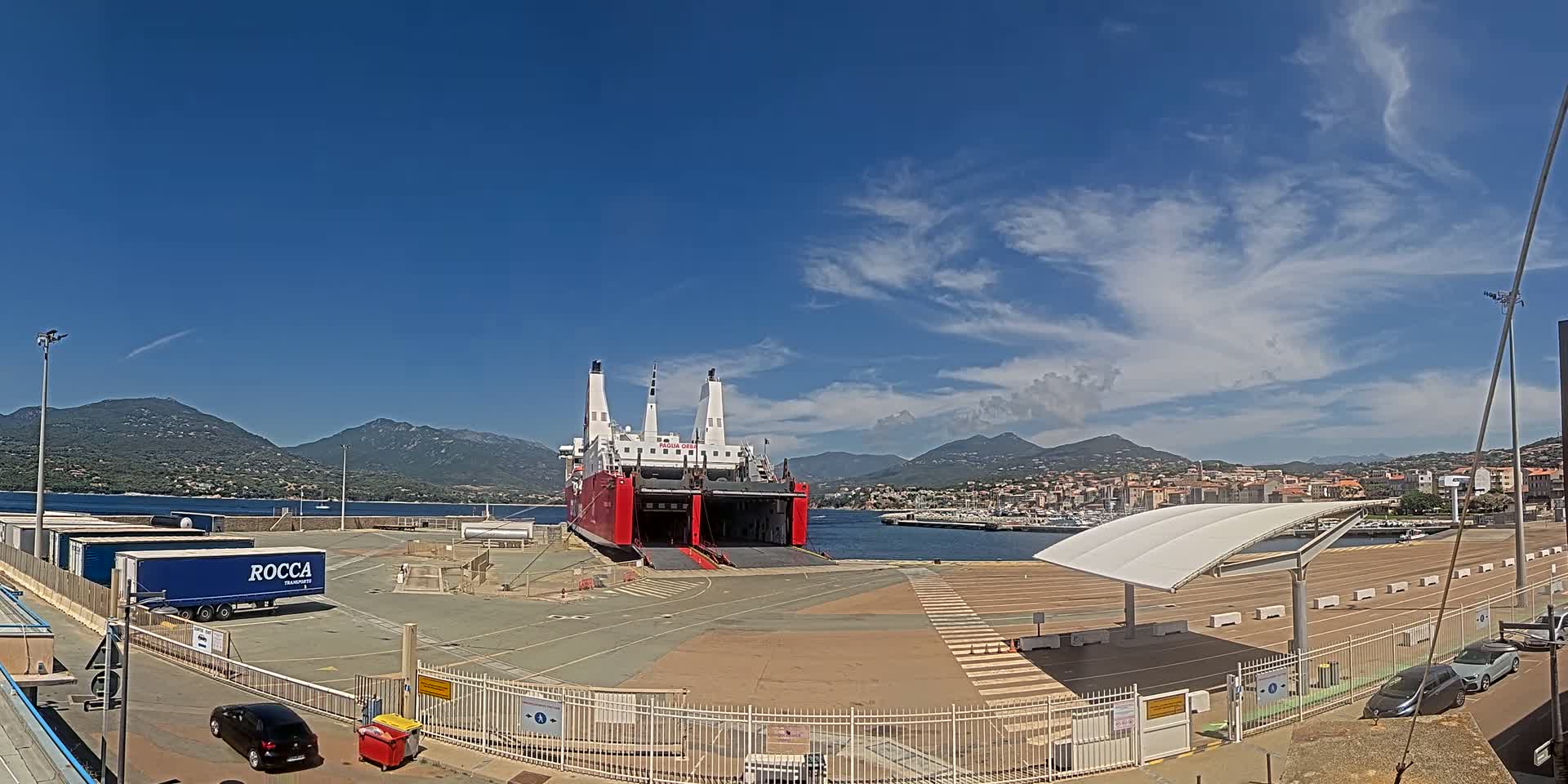 Corsica, Port de Propriano & Commune Live Cam - Sartene, Corse-du-Sud, Corese, France
