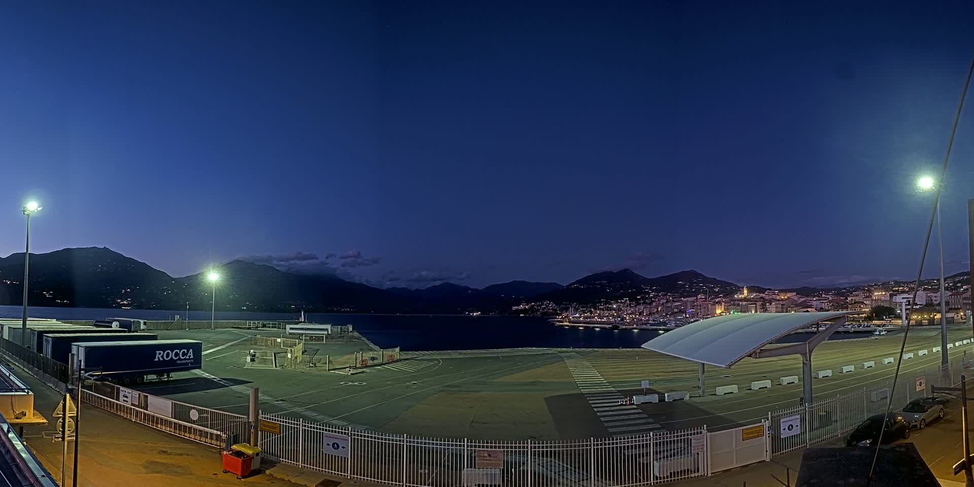 Corsica, Port de Propriano & Commune Live Cam - Sartene, Corse-du-Sud, Corese, France