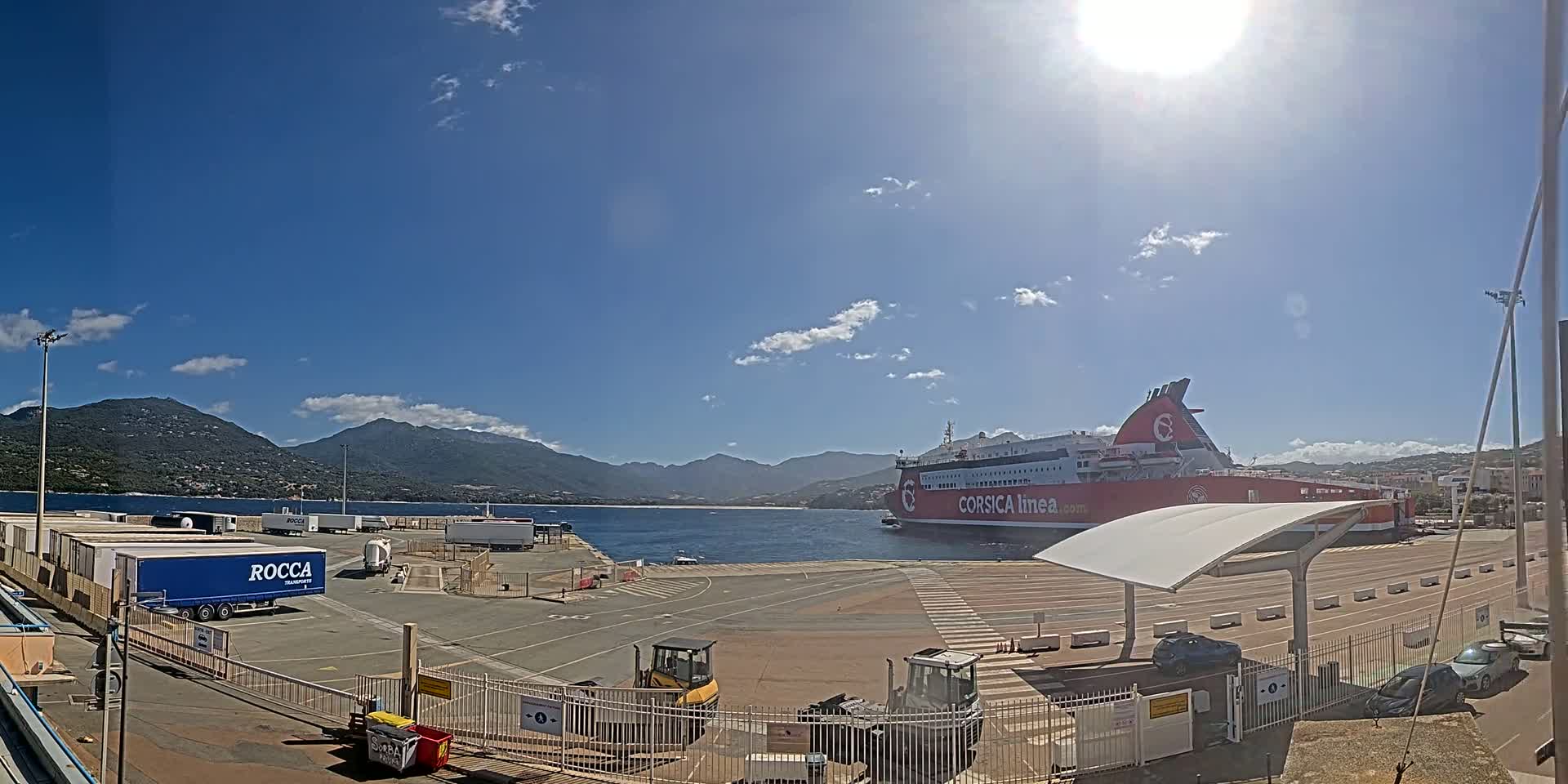 Corsica, Port de Propriano & Commune Live Cam - Sartene, Corse-du-Sud, Corese, France