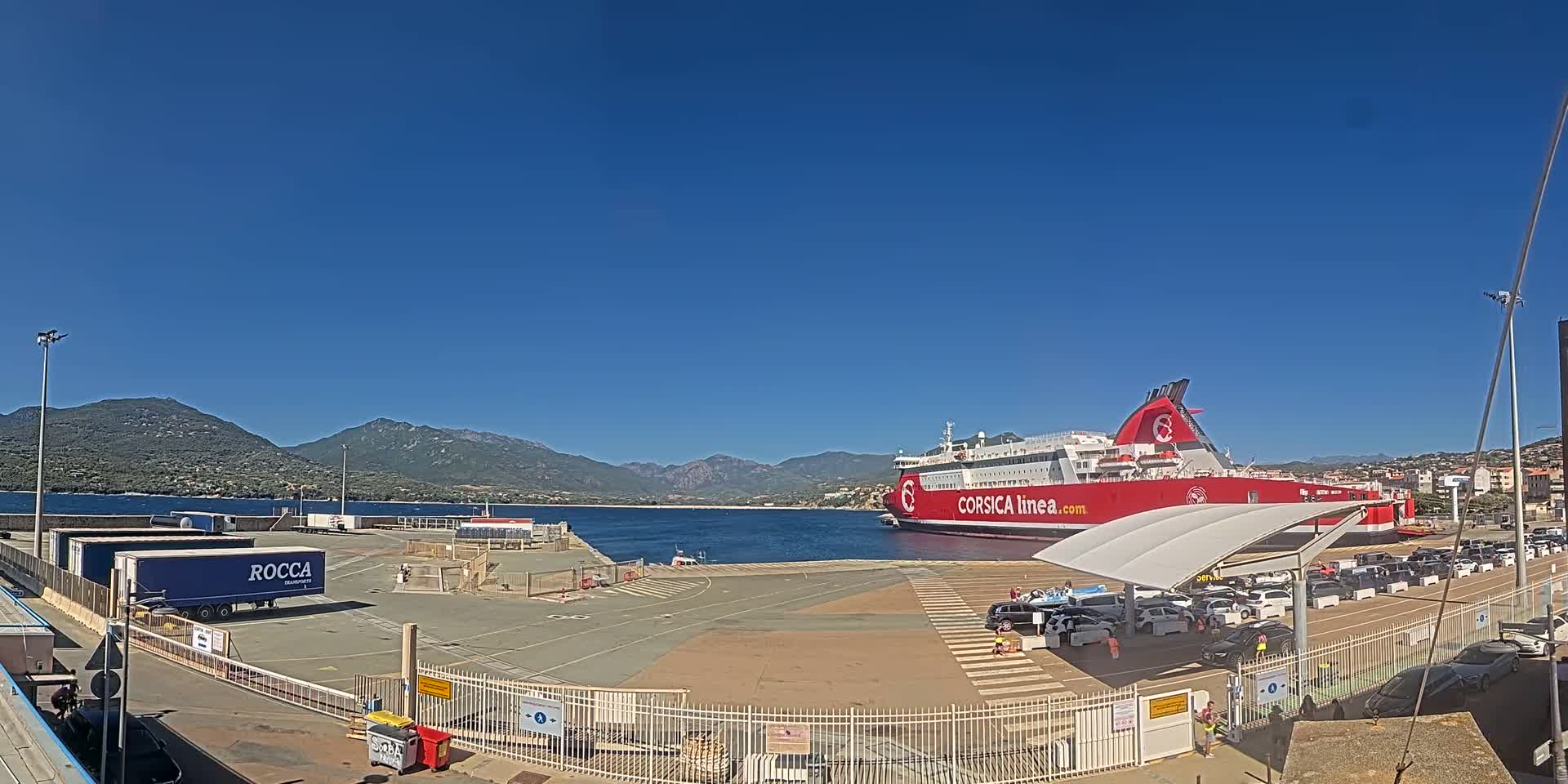 Corsica, Port de Propriano & Commune Live Cam - Sartene, Corse-du-Sud, Corese, France