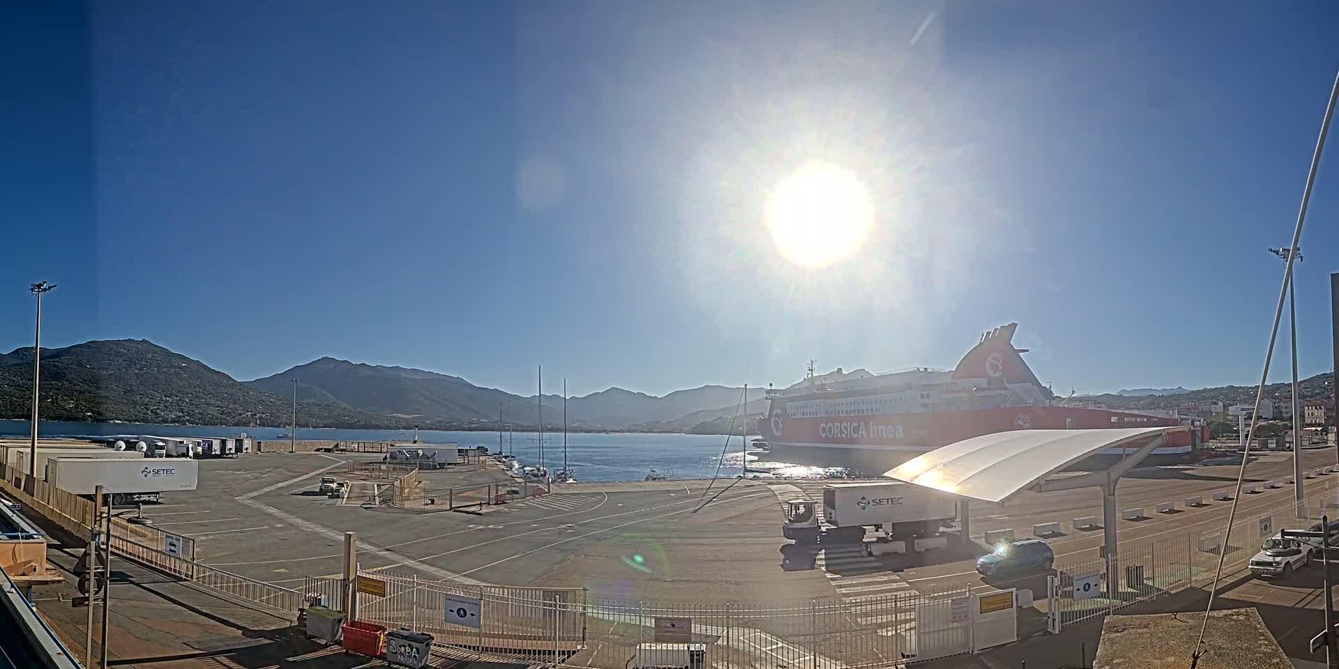 Corsica, Port de Propriano & Commune Live Cam - Sartene, Corse-du-Sud, Corese, France