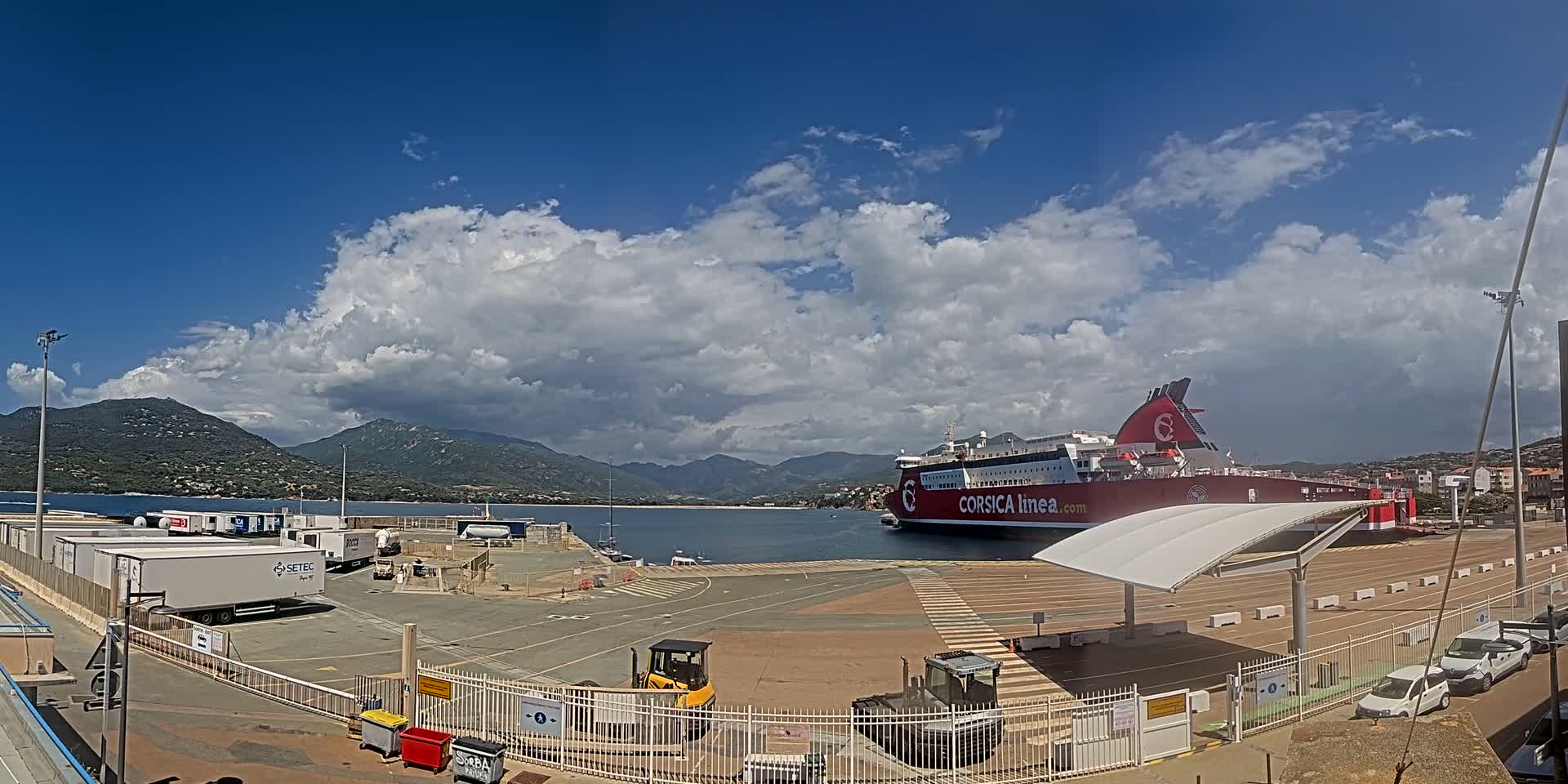 Corsica, Port de Propriano & Commune Live Cam - Sartene, Corse-du-Sud, Corese, France