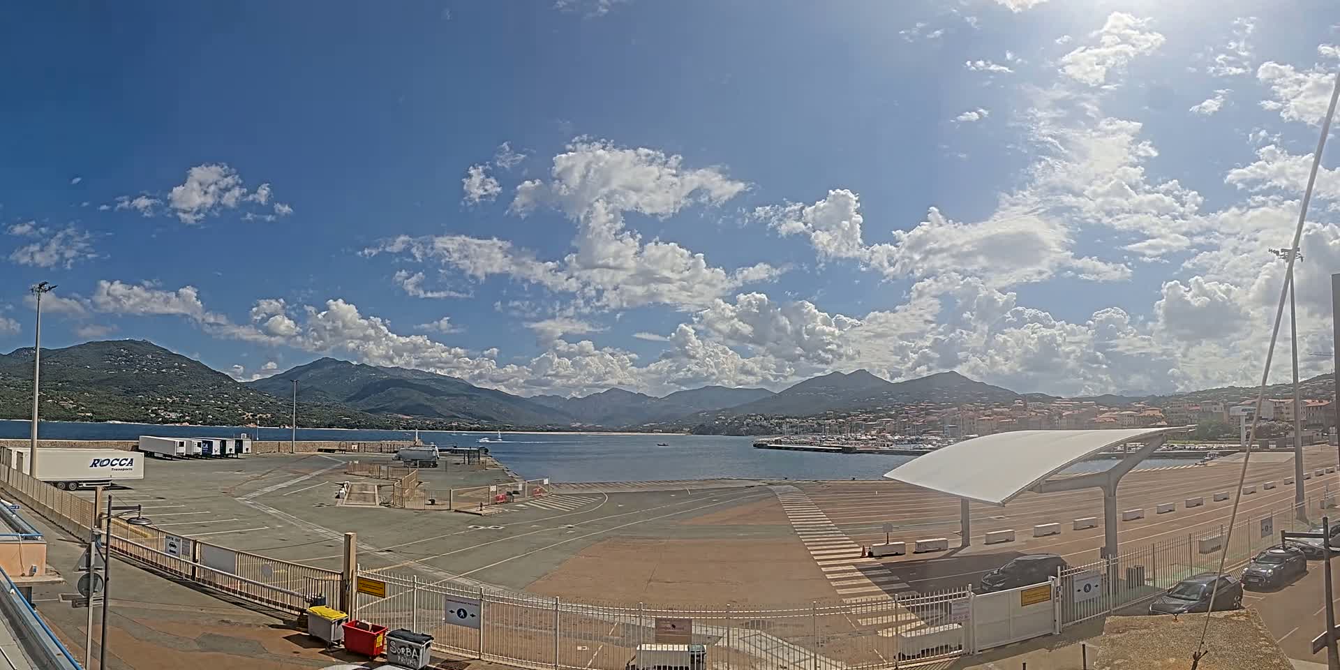Corsica, Port de Propriano & Commune Live Cam - Sartene, Corse-du-Sud, Corese, France
