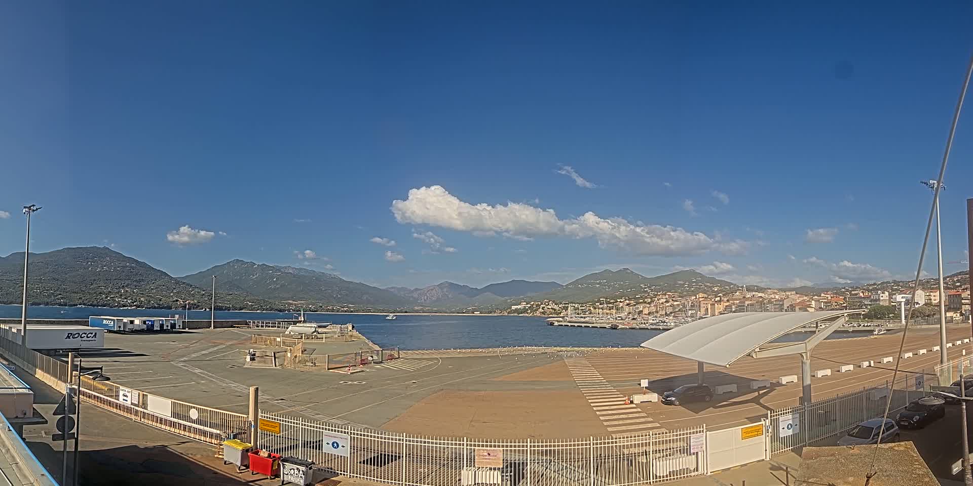 Corsica, Port de Propriano & Commune Live Cam - Sartene, Corse-du-Sud, Corese, France