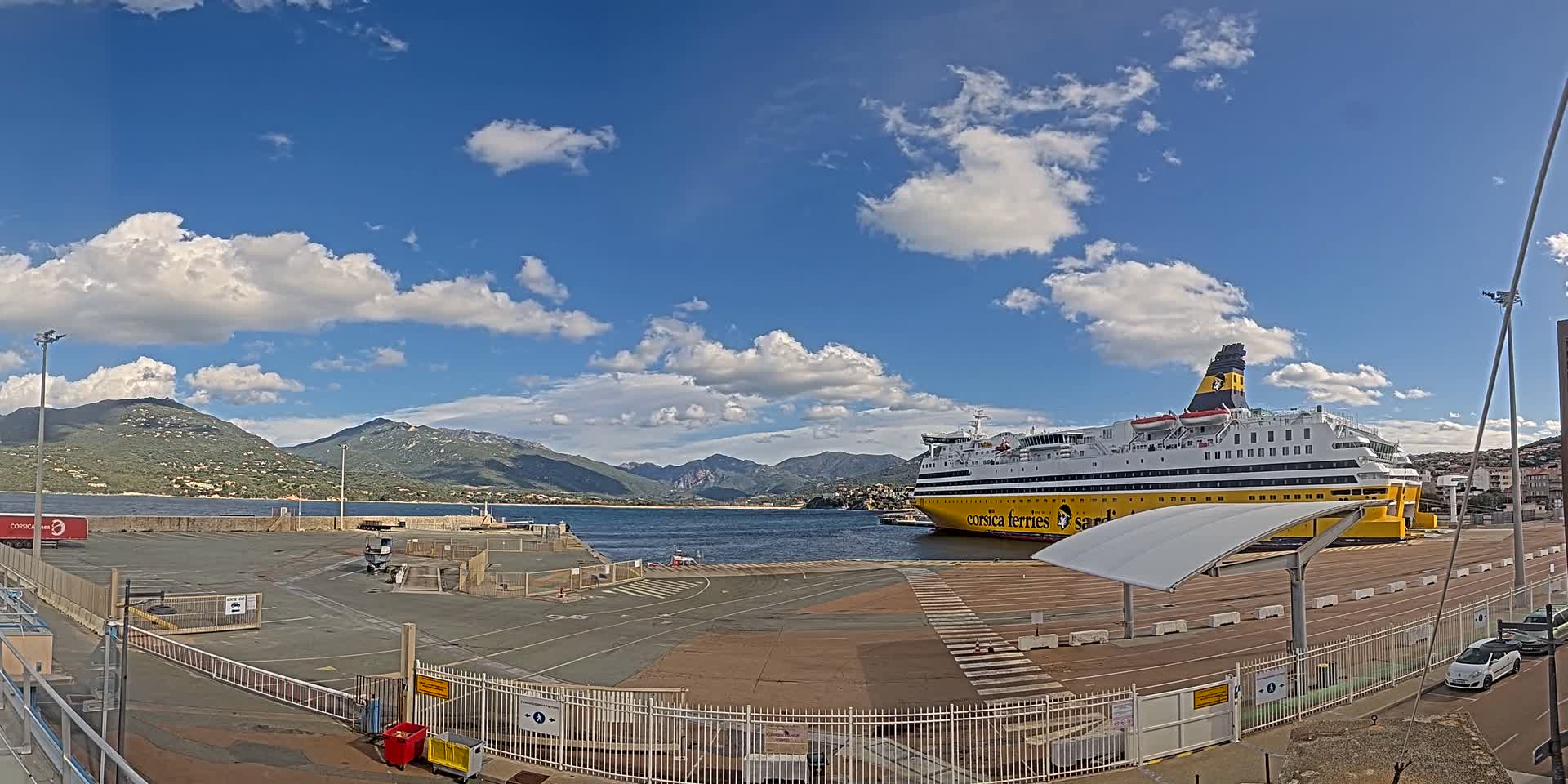 Corsica, Port de Propriano & Commune Live Cam - Sartene, Corse-du-Sud, Corese, France