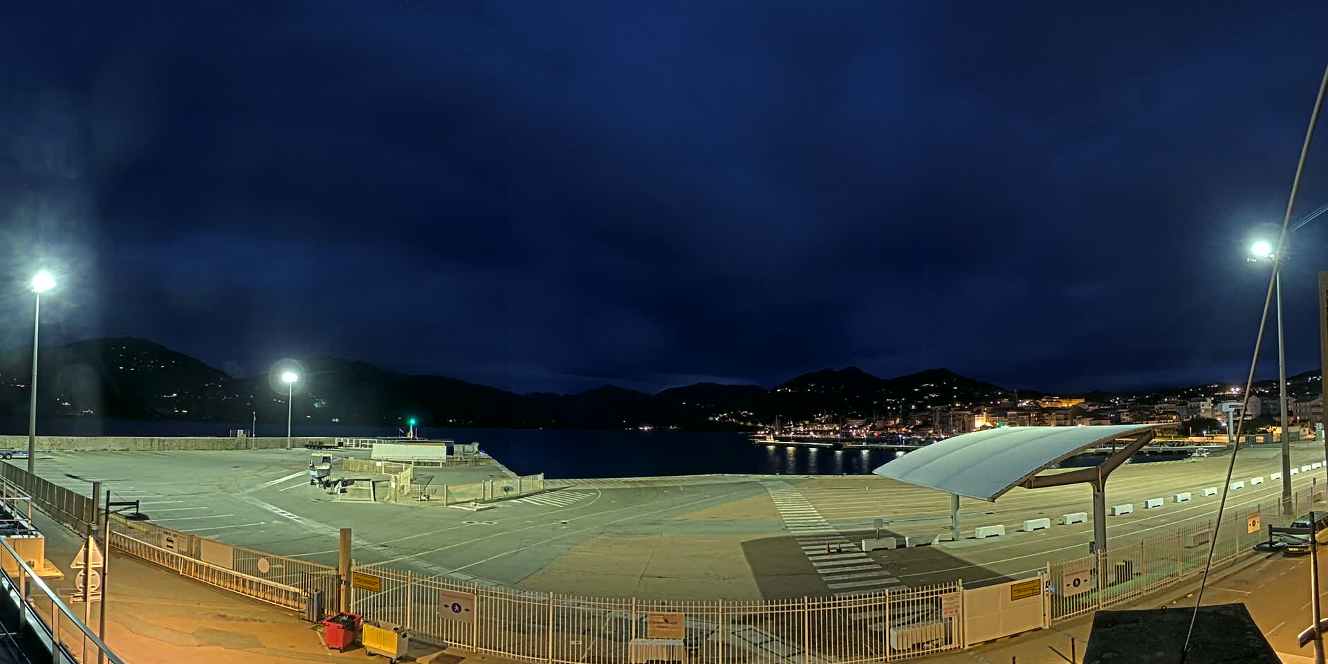 Corsica, Port de Propriano & Commune Live Cam - Sartene, Corse-du-Sud, Corese, France