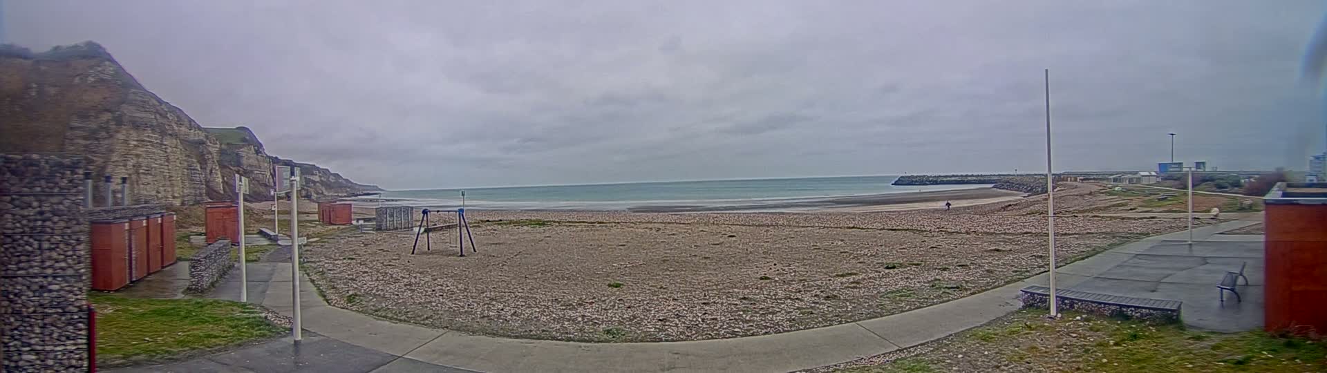 Plage de Saint-Jouin-Bruneval Beach Live Cam - Le Havre, Seine-Maritime, Normandie, France