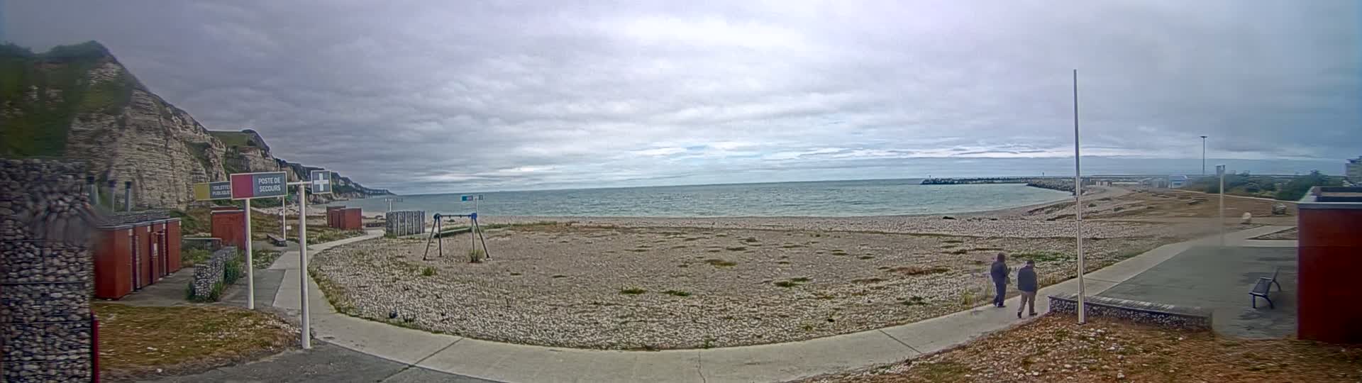 Plage de Saint-Jouin-Bruneval Beach Live Cam - Le Havre, Seine-Maritime, Normandie, France