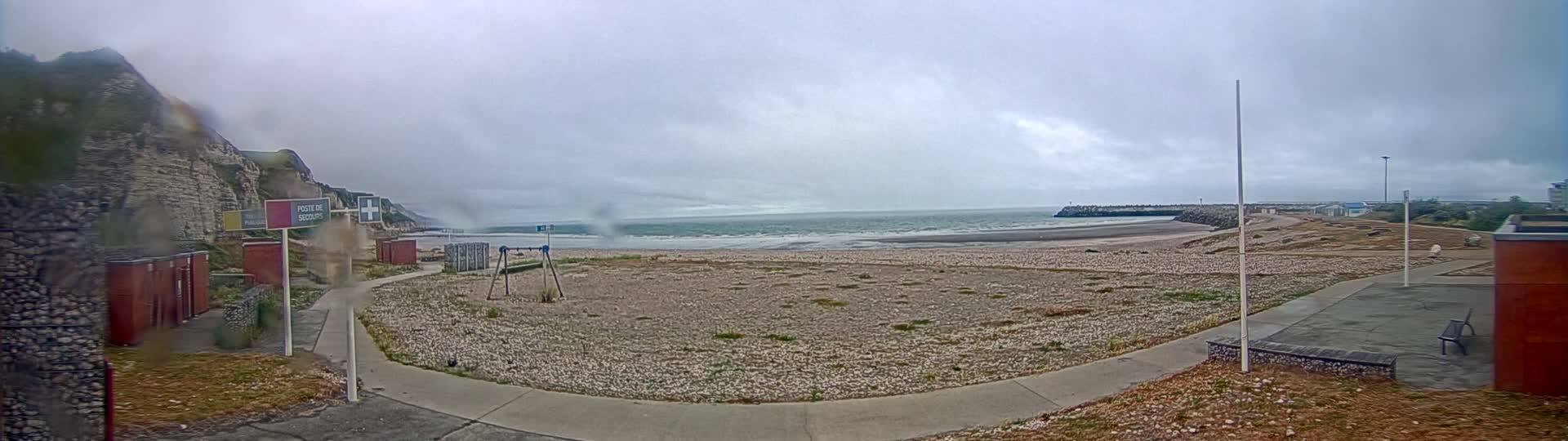Plage de Saint-Jouin-Bruneval Beach Live Cam - Le Havre, Seine-Maritime, Normandie, France