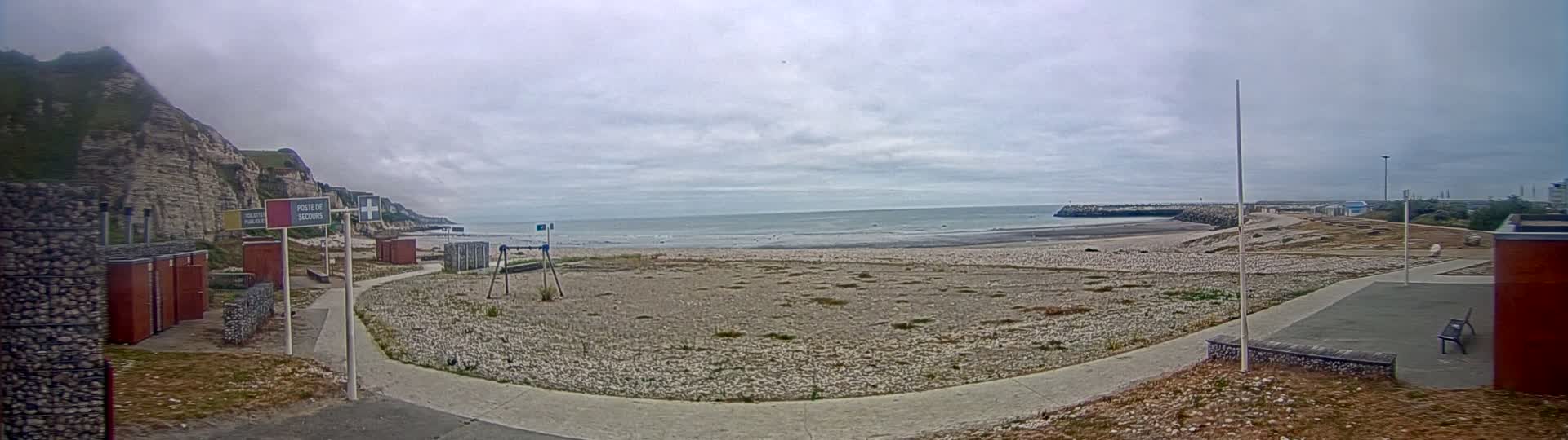 Plage de Saint-Jouin-Bruneval Beach Live Cam - Le Havre, Seine-Maritime, Normandie, France