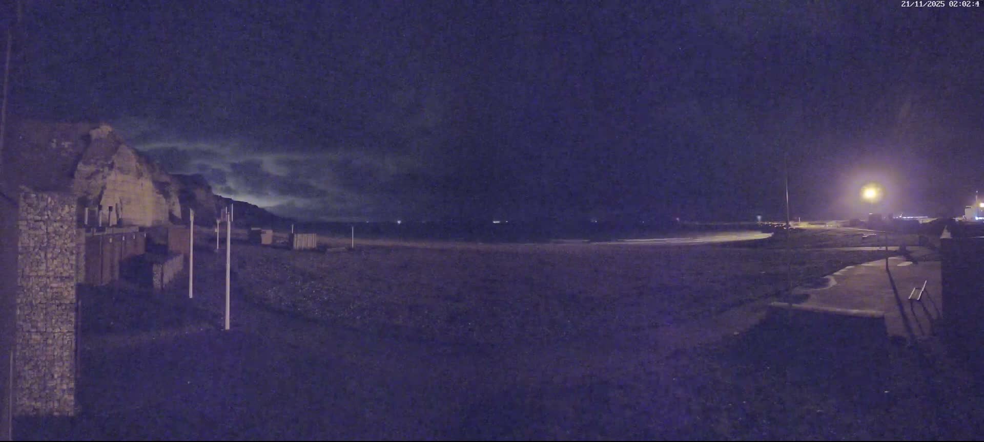 Plage de Saint-Jouin-Bruneval Beach Live Cam - Le Havre, Seine-Maritime, Normandie, France