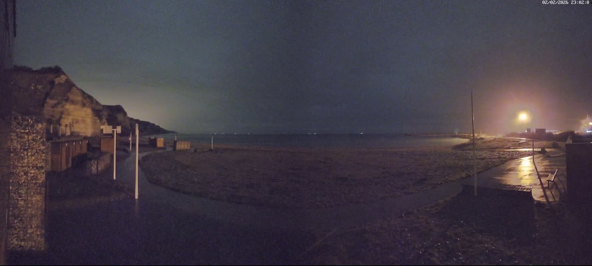 Plage de Saint-Jouin-Bruneval Beach Live Cam - Le Havre, Seine-Maritime, Normandie, France