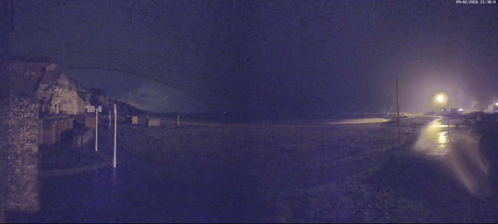 Plage de Saint-Jouin-Bruneval Beach Live Cam - Le Havre, Seine-Maritime, Normandie, France