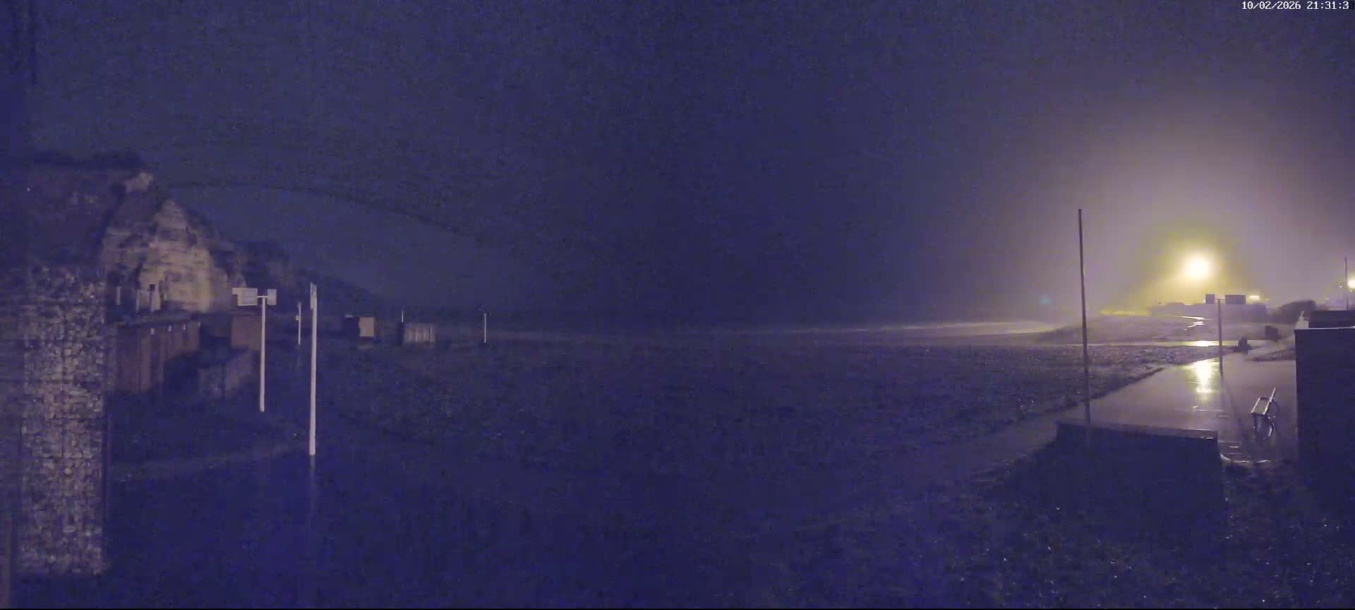 Plage de Saint-Jouin-Bruneval Beach Live Cam - Le Havre, Seine-Maritime, Normandie, France
