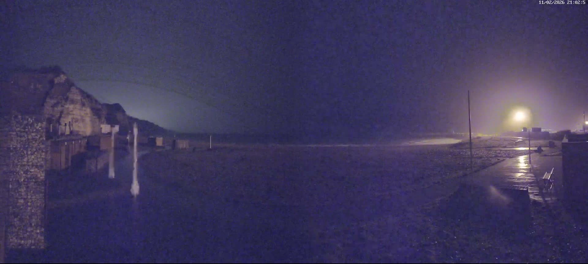 Plage de Saint-Jouin-Bruneval Beach Live Cam - Le Havre, Seine-Maritime, Normandie, France