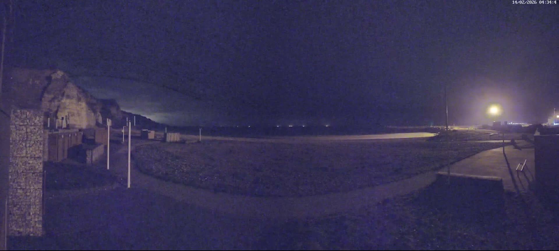 Plage de Saint-Jouin-Bruneval Beach Live Cam - Le Havre, Seine-Maritime, Normandie, France
