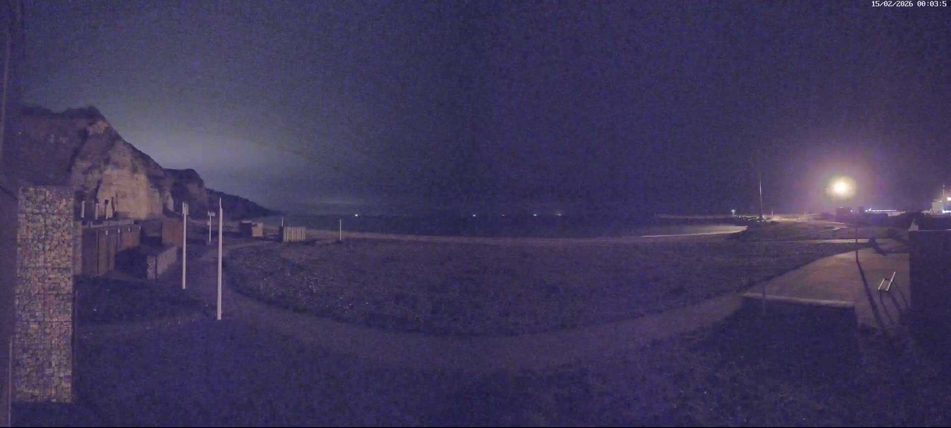Plage de Saint-Jouin-Bruneval Beach Live Cam - Le Havre, Seine-Maritime, Normandie, France