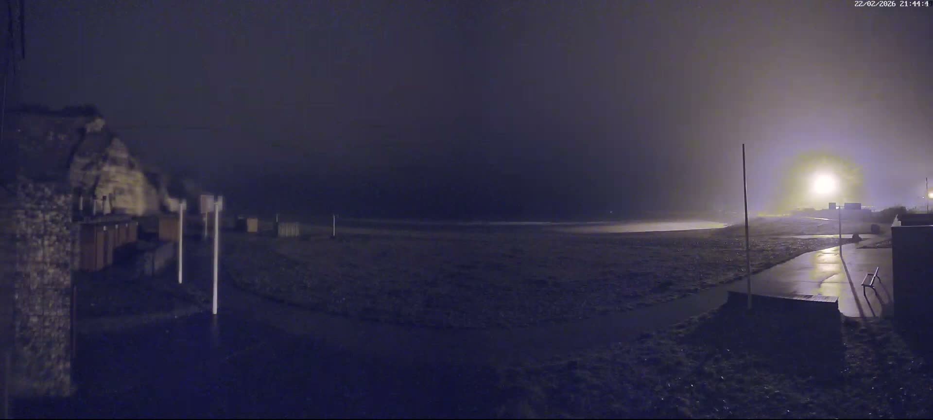 Plage de Saint-Jouin-Bruneval Beach Live Cam - Le Havre, Seine-Maritime, Normandie, France