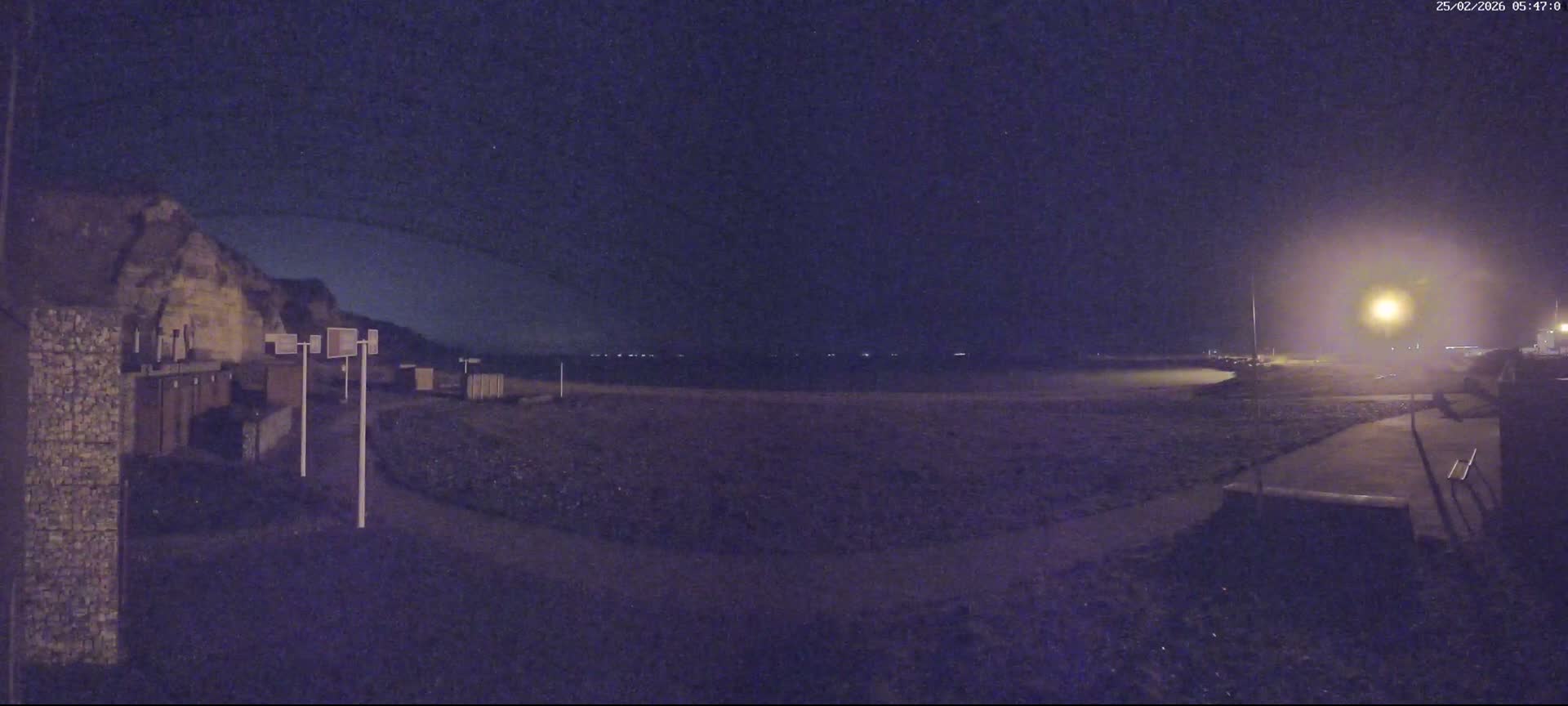 Plage de Saint-Jouin-Bruneval Beach Live Cam - Le Havre, Seine-Maritime, Normandie, France