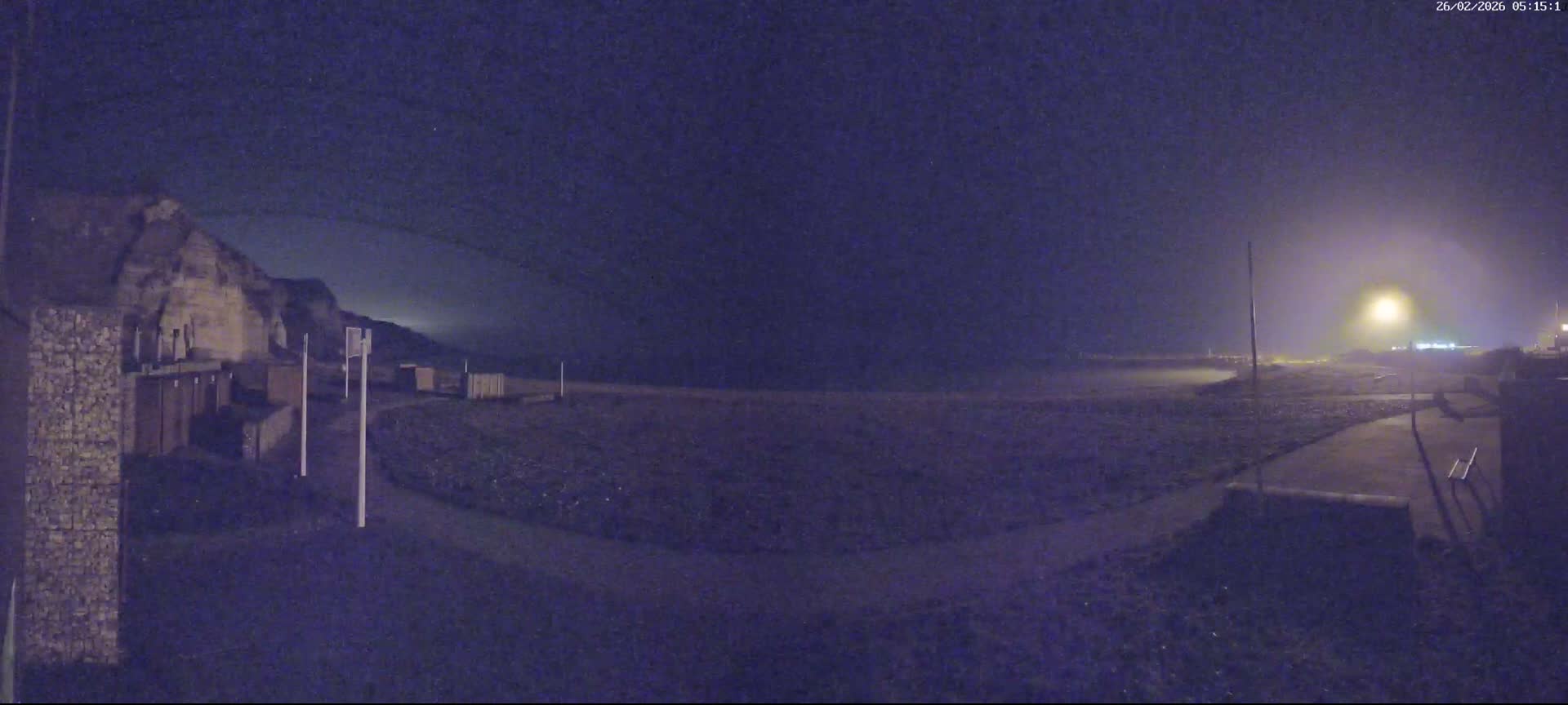 Plage de Saint-Jouin-Bruneval Beach Live Cam - Le Havre, Seine-Maritime, Normandie, France