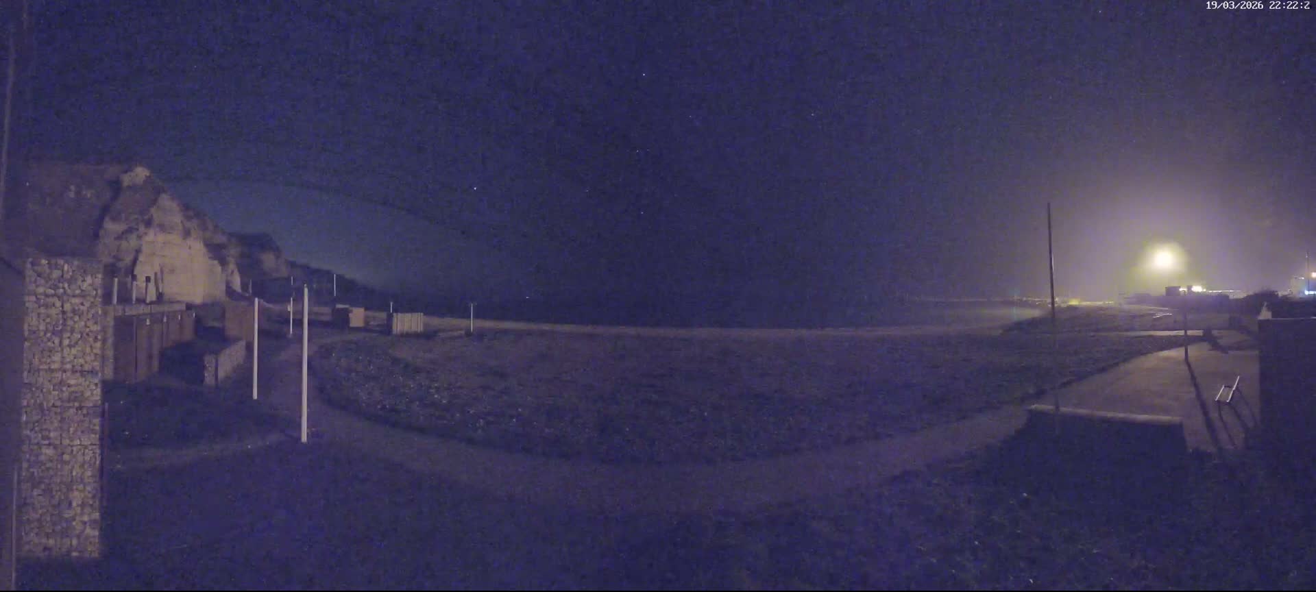 Plage de Saint-Jouin-Bruneval Beach Live Cam - Le Havre, Seine-Maritime, Normandie, France