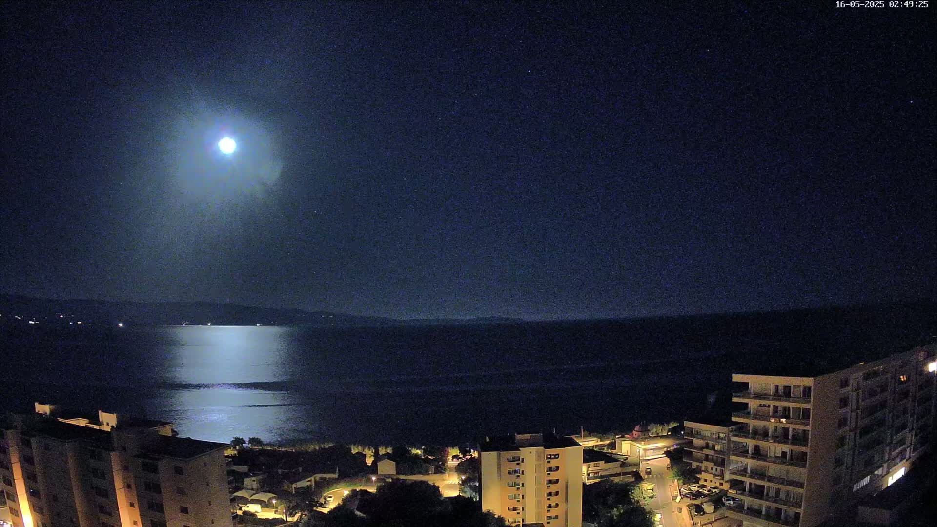 Ajaccio - Le Golfe d'Ajaccio Gulf & Coast Skyline Live Cam - Ajaccio, Corse-du-Sud, Corse , France