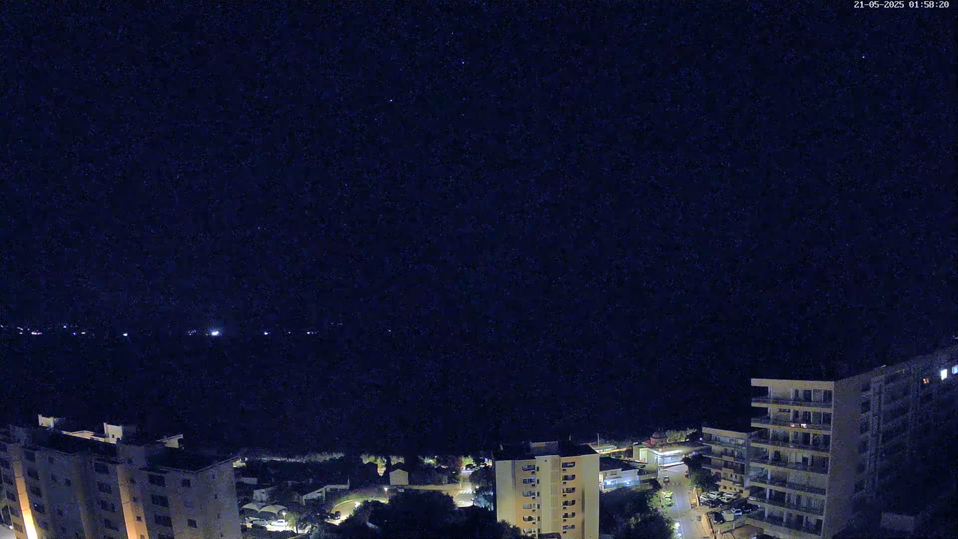 Ajaccio - Le Golfe d'Ajaccio Gulf & Coast Skyline Live Cam - Ajaccio, Corse-du-Sud, Corse , France