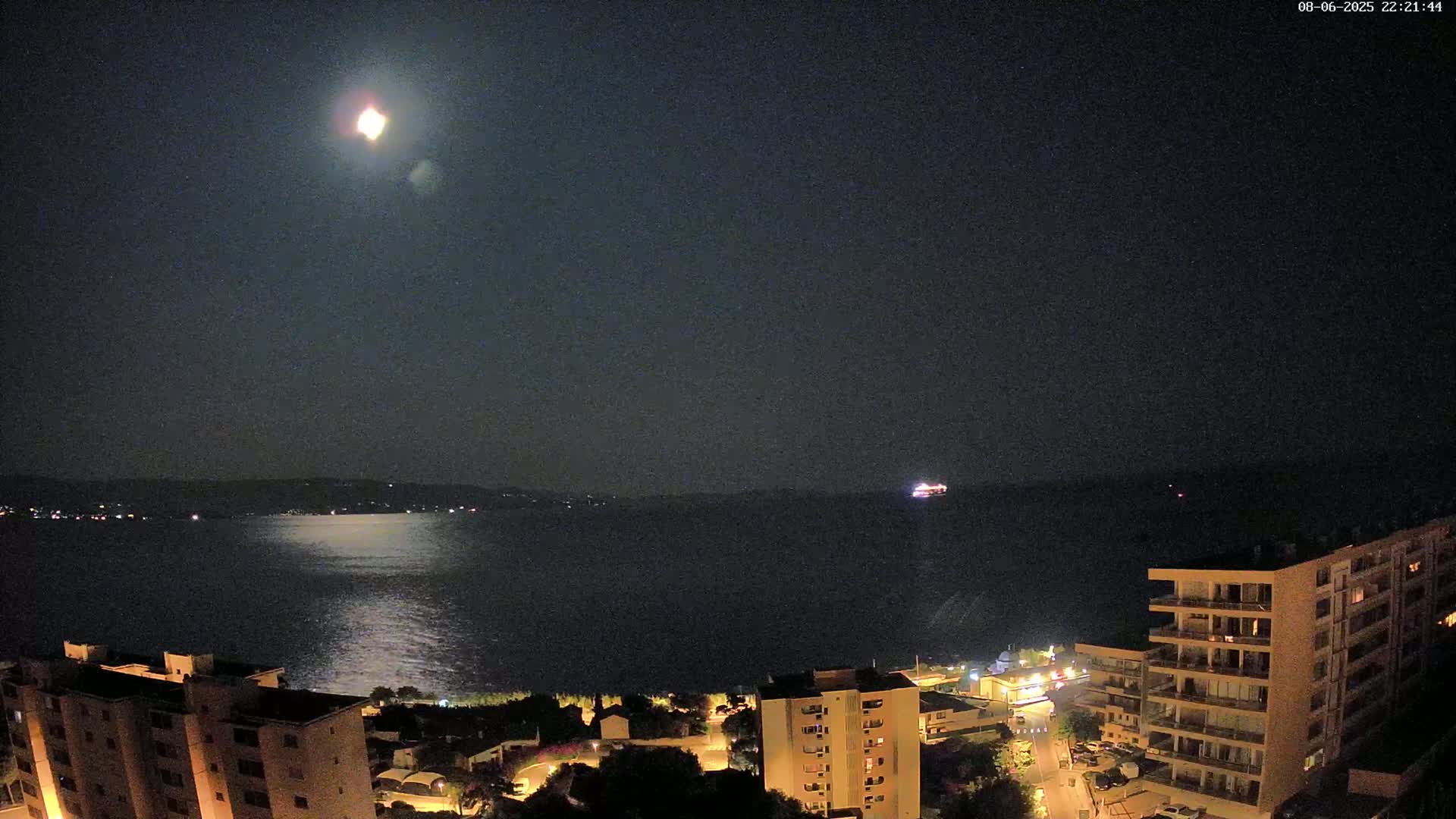 Ajaccio - Le Golfe d'Ajaccio Gulf & Coast Skyline Live Cam - Ajaccio, Corse-du-Sud, Corse , France