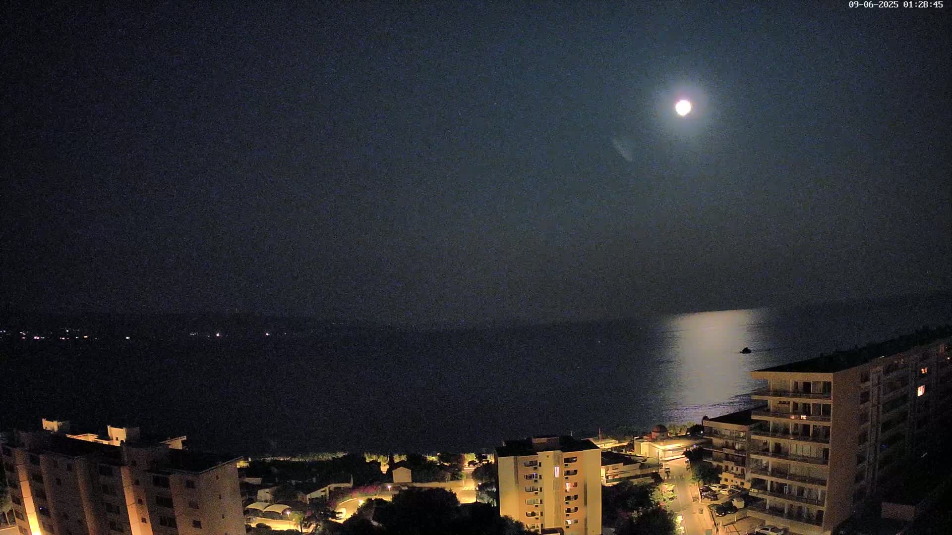 Ajaccio - Le Golfe d'Ajaccio Gulf & Coast Skyline Live Cam - Ajaccio, Corse-du-Sud, Corse , France