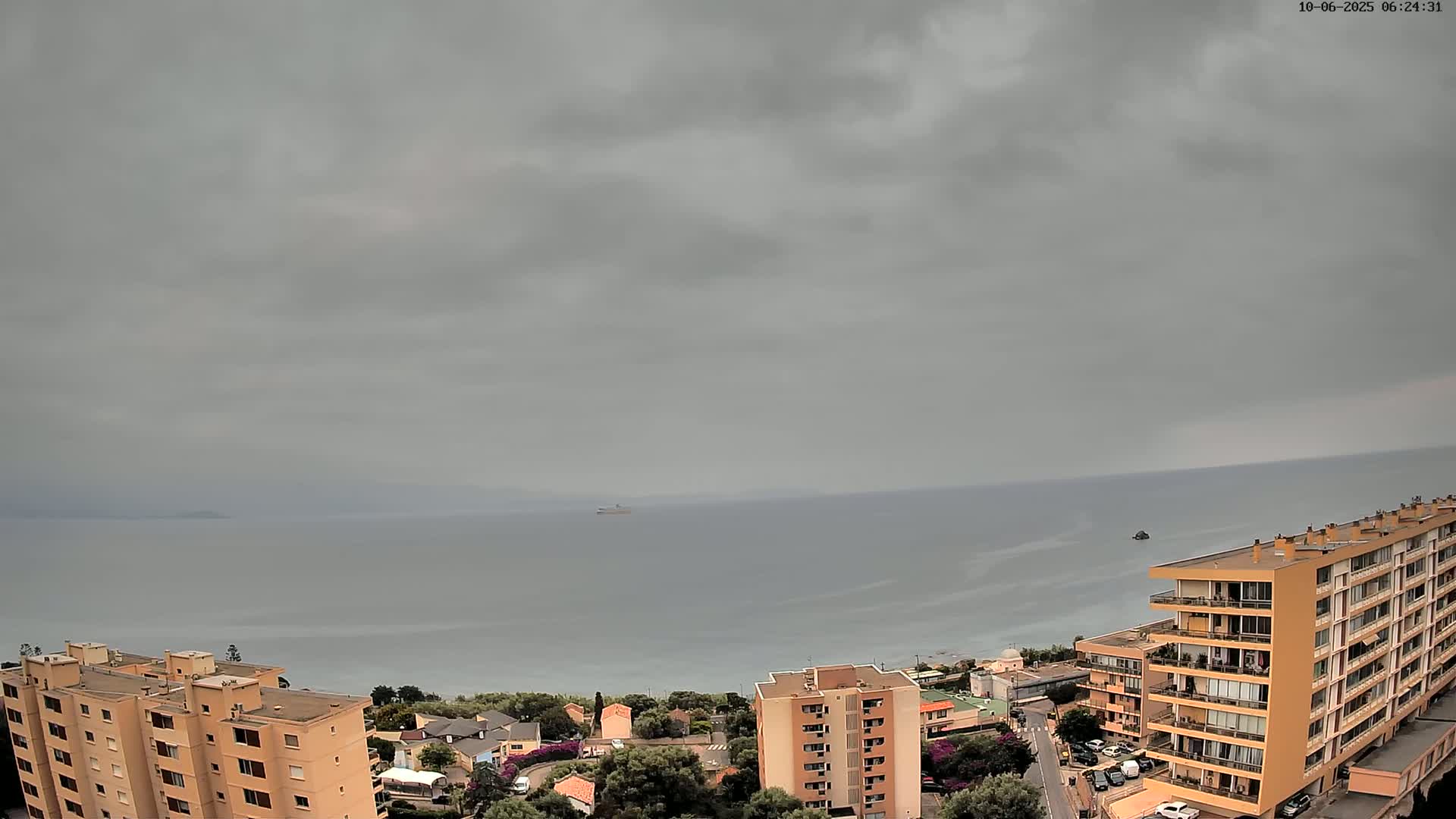 Ajaccio - Le Golfe d'Ajaccio Gulf & Coast Skyline Live Cam - Ajaccio, Corse-du-Sud, Corse , France