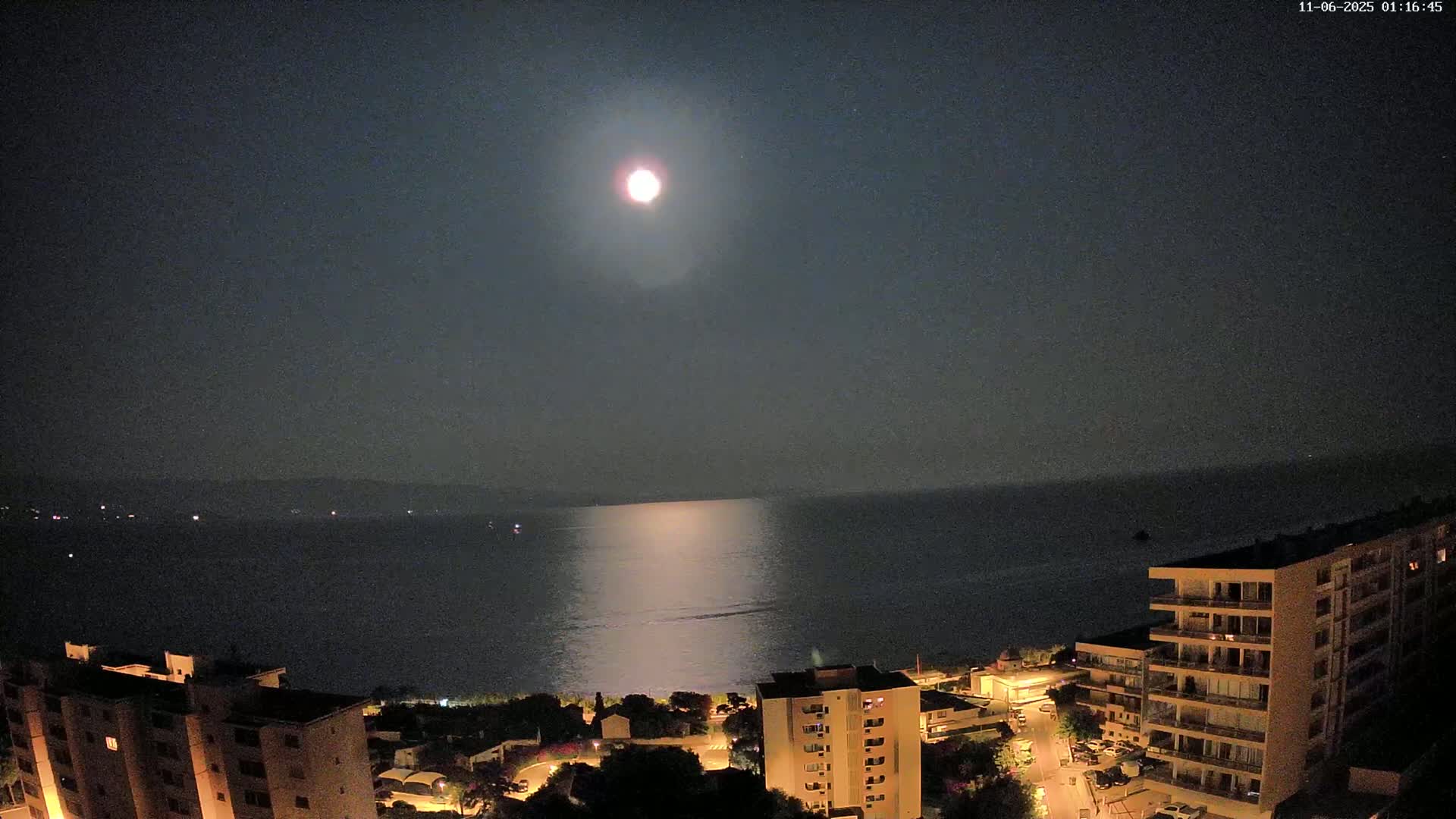Ajaccio - Le Golfe d'Ajaccio Gulf & Coast Skyline Live Cam - Ajaccio, Corse-du-Sud, Corse , France