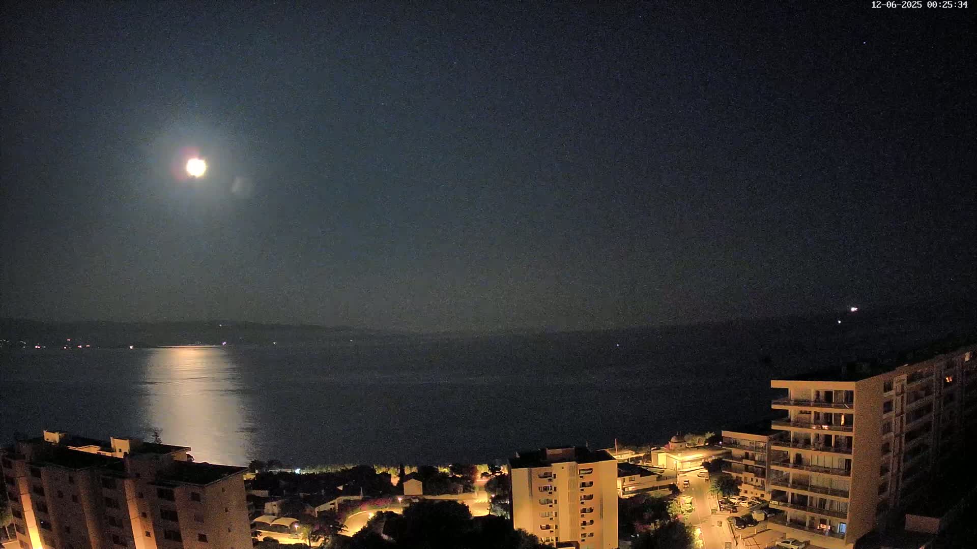 Ajaccio - Le Golfe d'Ajaccio Gulf & Coast Skyline Live Cam - Ajaccio, Corse-du-Sud, Corse , France