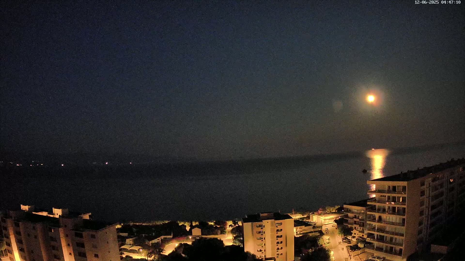 Ajaccio - Le Golfe d'Ajaccio Gulf & Coast Skyline Live Cam - Ajaccio, Corse-du-Sud, Corse , France