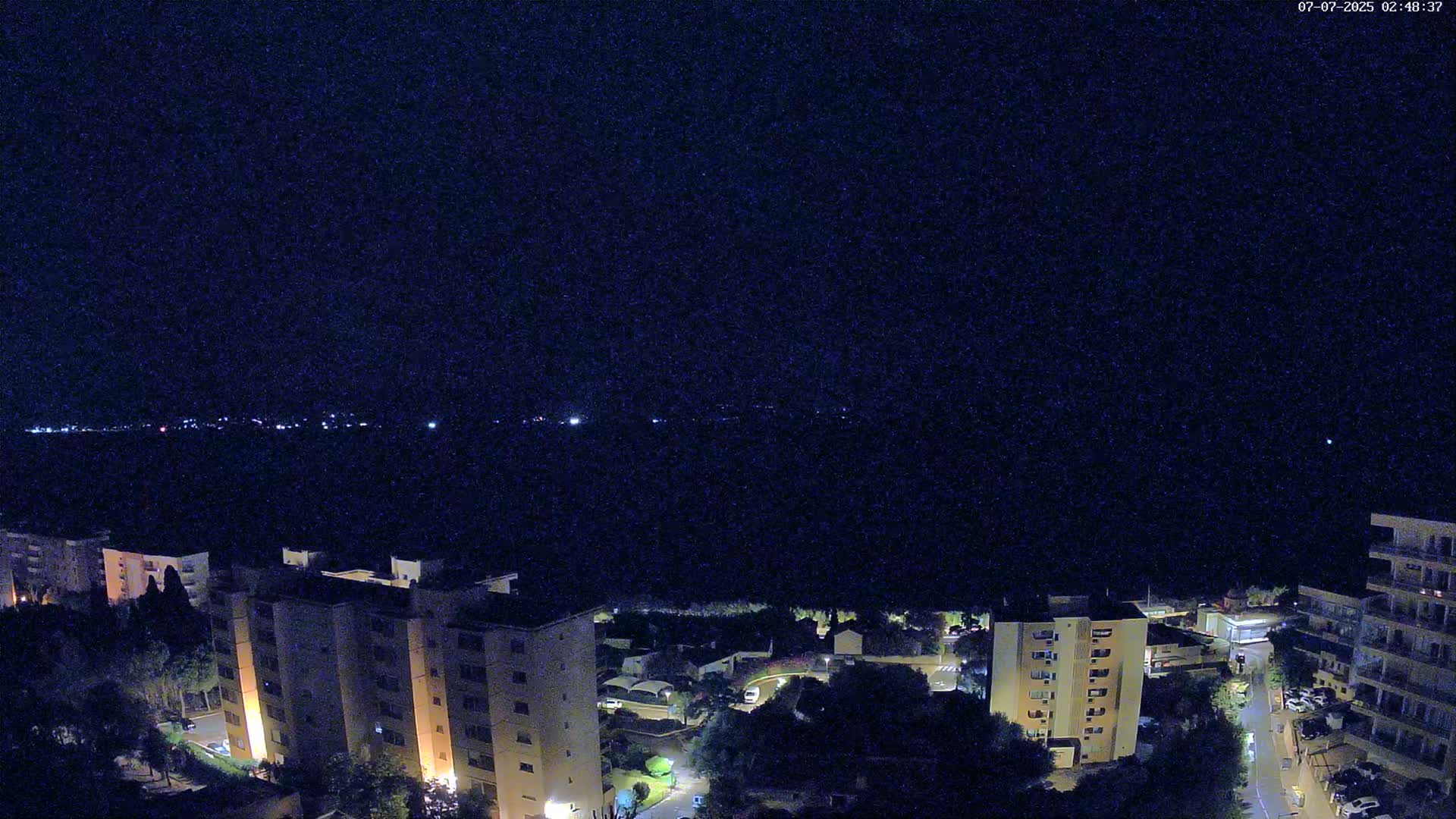 Ajaccio - Le Golfe d'Ajaccio Gulf & Coast Skyline Live Cam - Ajaccio, Corse-du-Sud, Corse , France