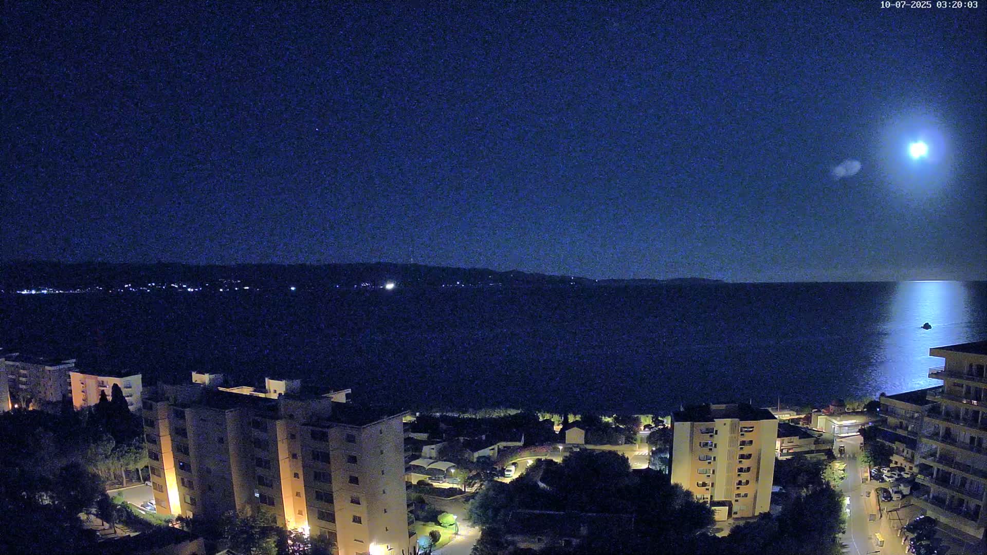Ajaccio - Le Golfe d'Ajaccio Gulf & Coast Skyline Live Cam - Ajaccio, Corse-du-Sud, Corse , France