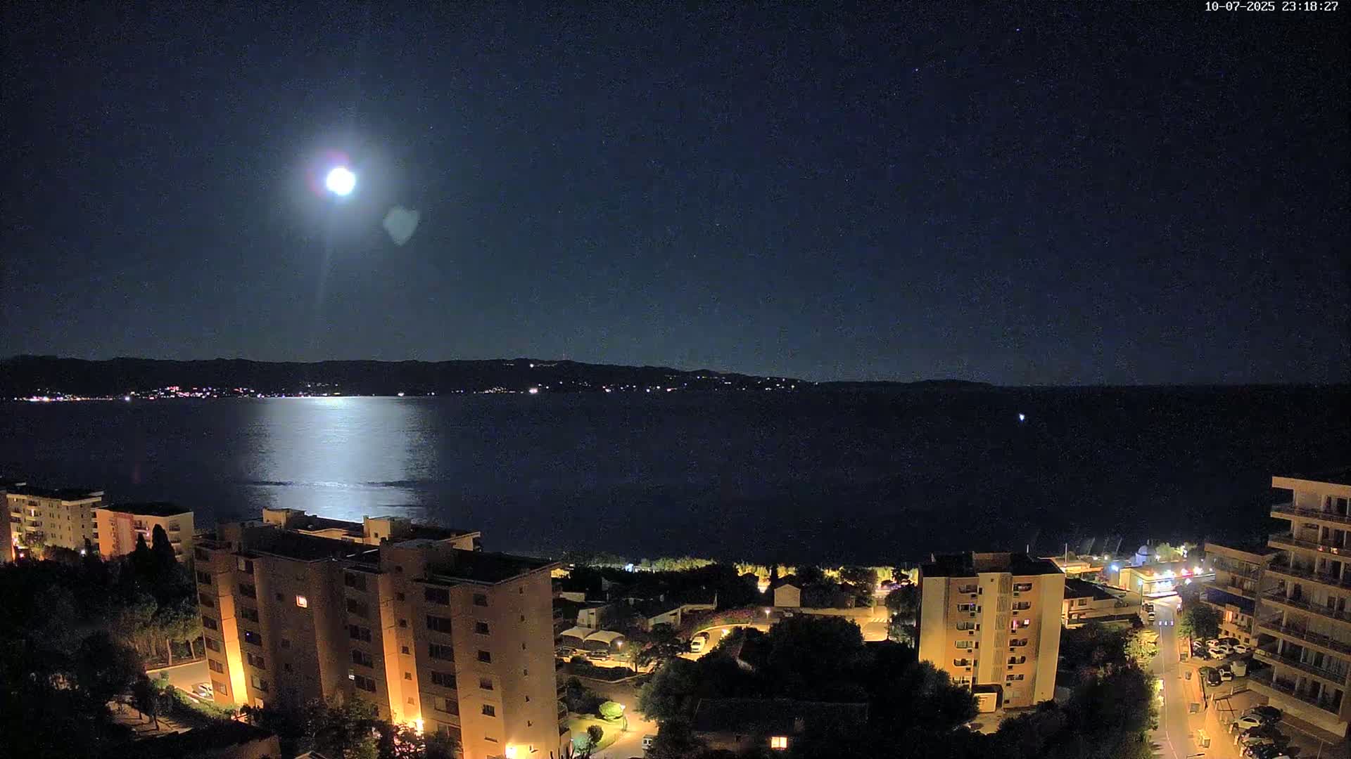 Ajaccio - Le Golfe d'Ajaccio Gulf & Coast Skyline Live Cam - Ajaccio, Corse-du-Sud, Corse , France