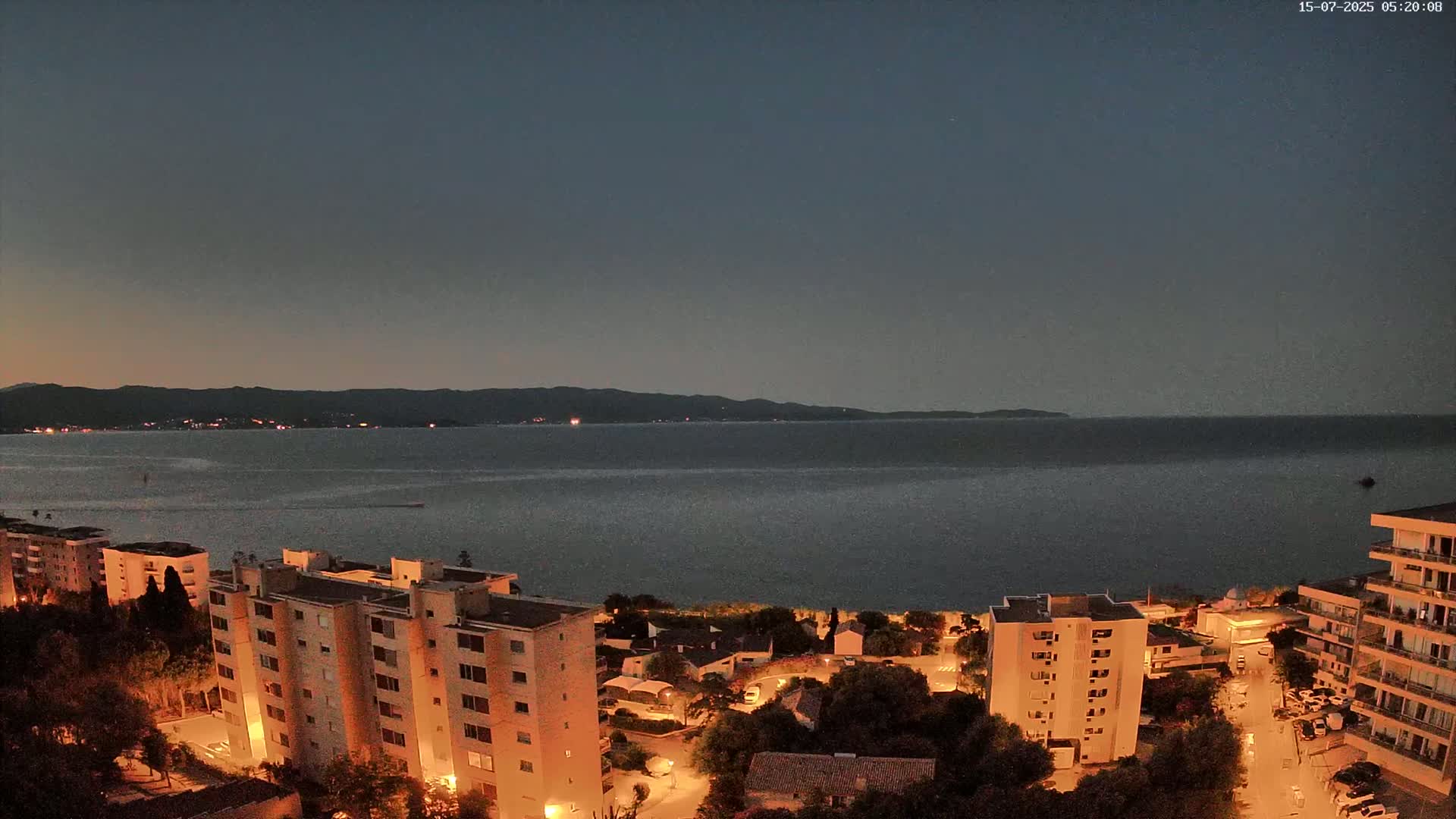Ajaccio - Le Golfe d'Ajaccio Gulf & Coast Skyline Live Cam - Ajaccio, Corse-du-Sud, Corse , France